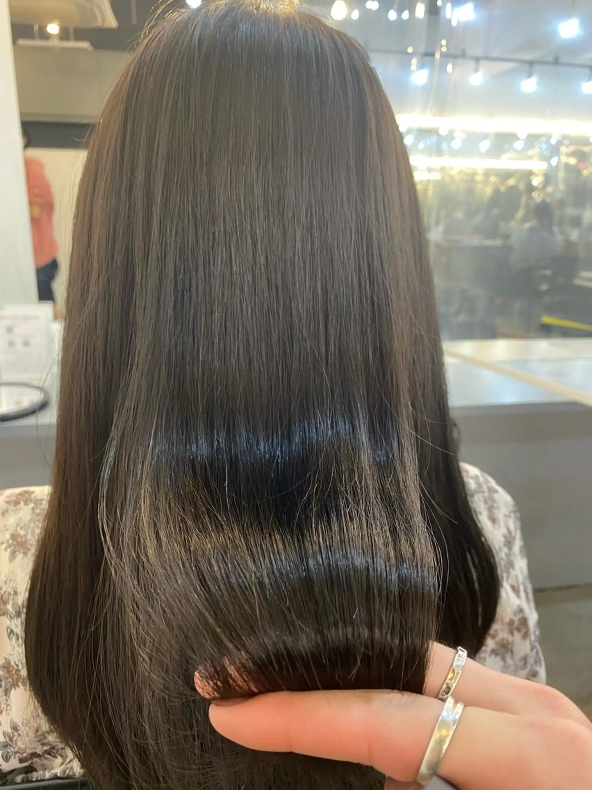 セミロング 髪質改善 トリートメント ボブ/ぱつっとボブ/ 谷口 海星のヘアスタイル