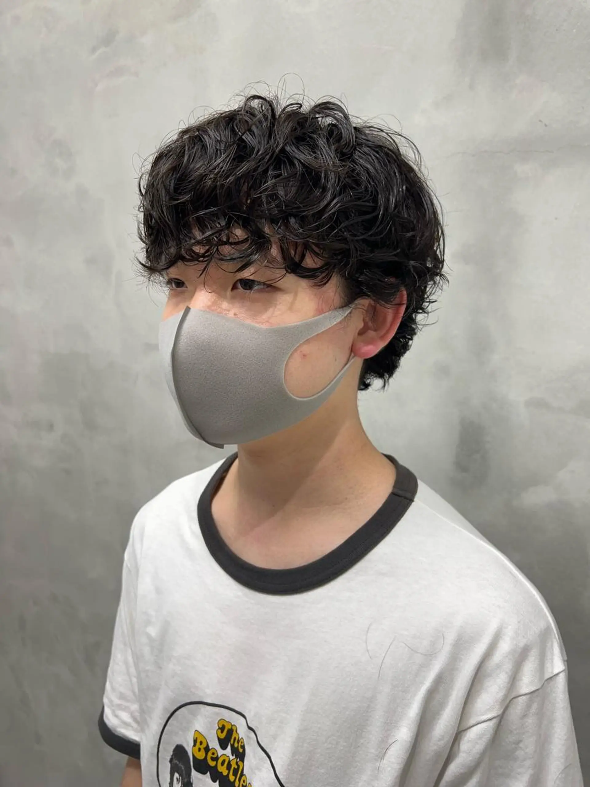 ミディアム カット パーマ 村山 豪歩のヘアスタイル