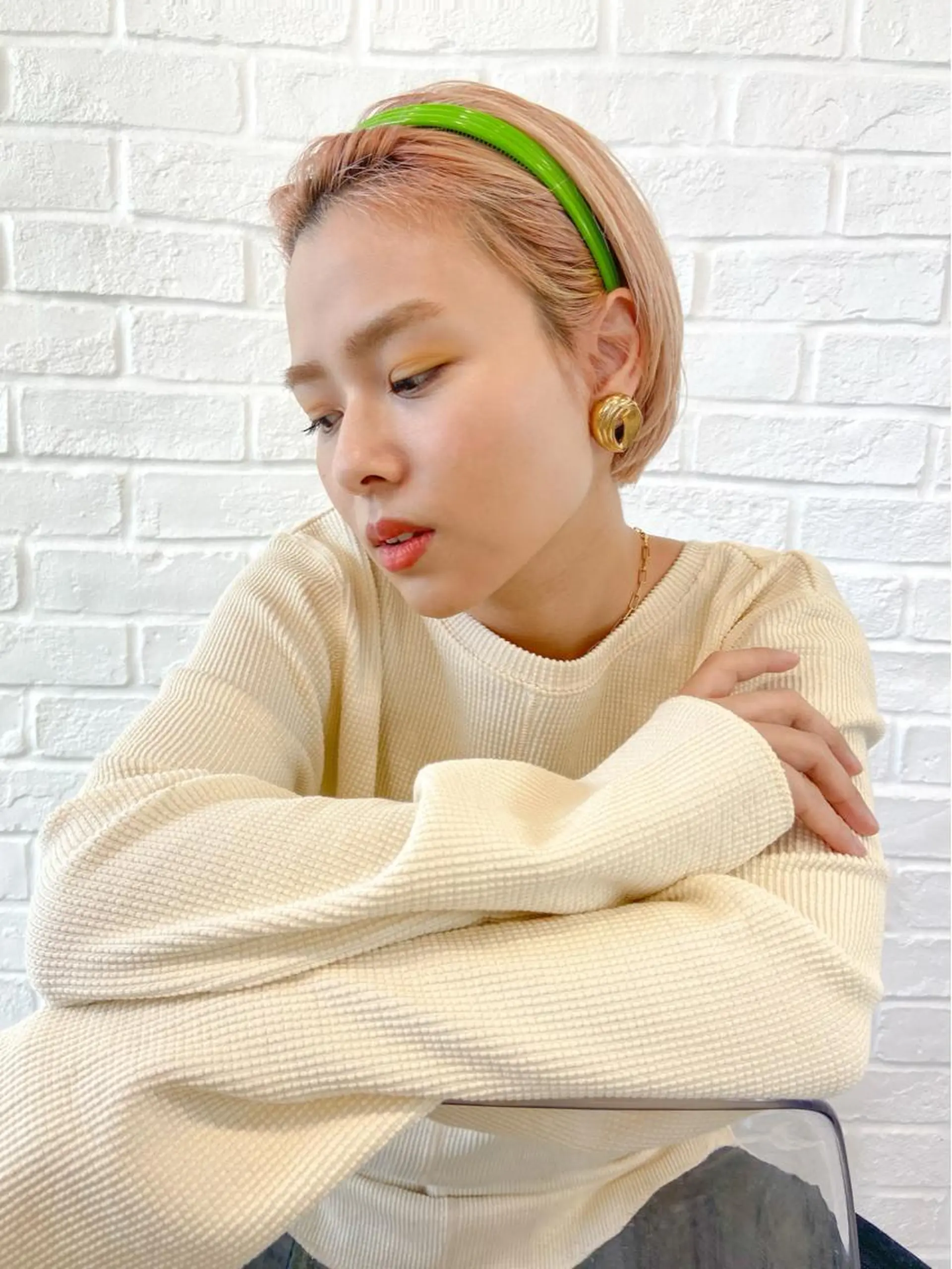 ミディアム カラー ヘアアレンジ ボブ 伸ばしかけ レイヤーカット指名 No.1💖マユカのヘアスタイル