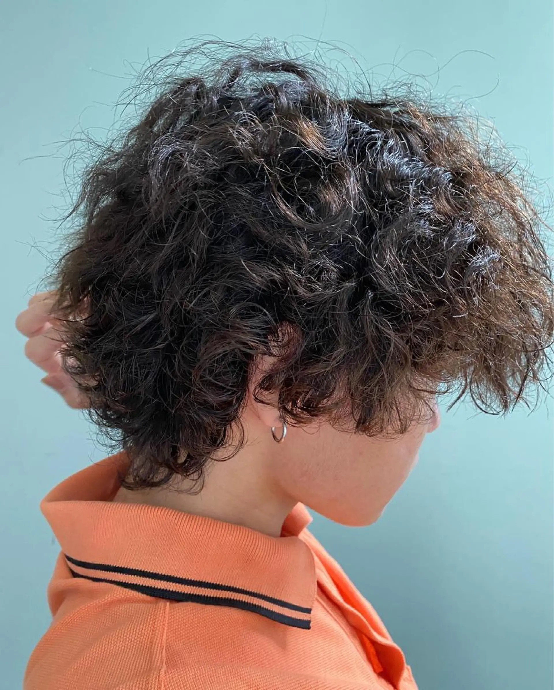 ショート パーマ ヘアアレンジ メンズ メンズパーマ Nancy所属・束感まつげ❤︎ あみのマツエク・マツパデザイン