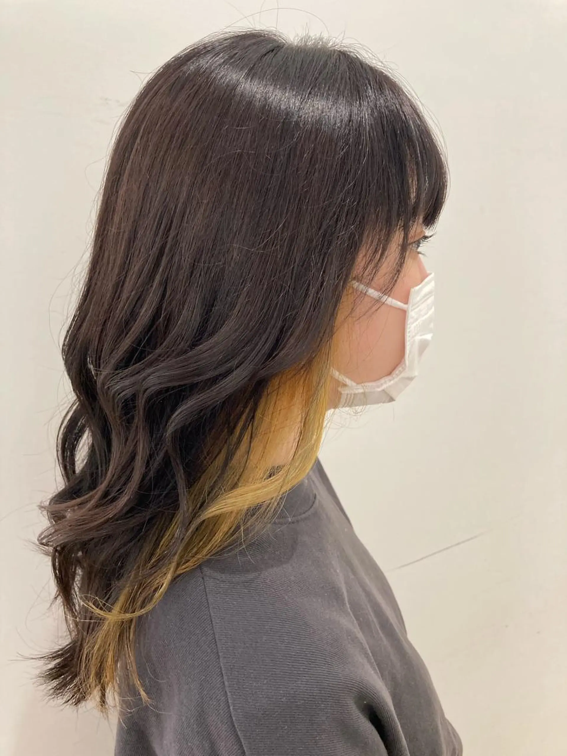 ロング カラー ヘアカラー LEVIJU なつみのヘアスタイル