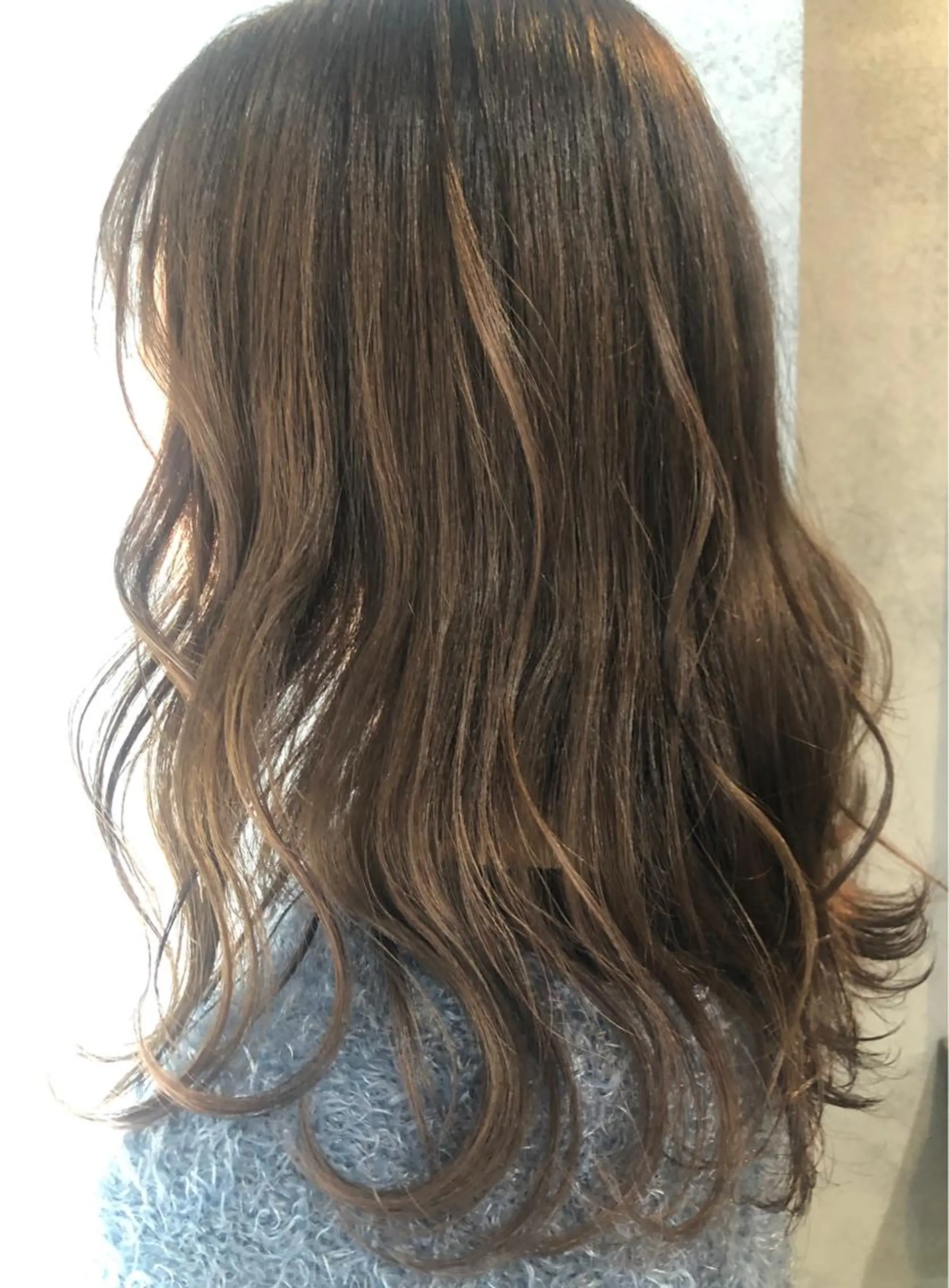 セミロング カラー ベージュカラー 櫻井 未悠のヘアスタイル