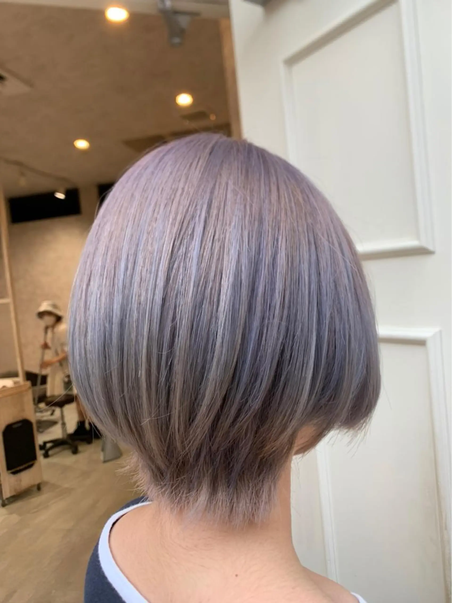 ショート カラー ラベンダーカラー 💈Blanco💈 カラー&ケア🌈のヘアスタイル