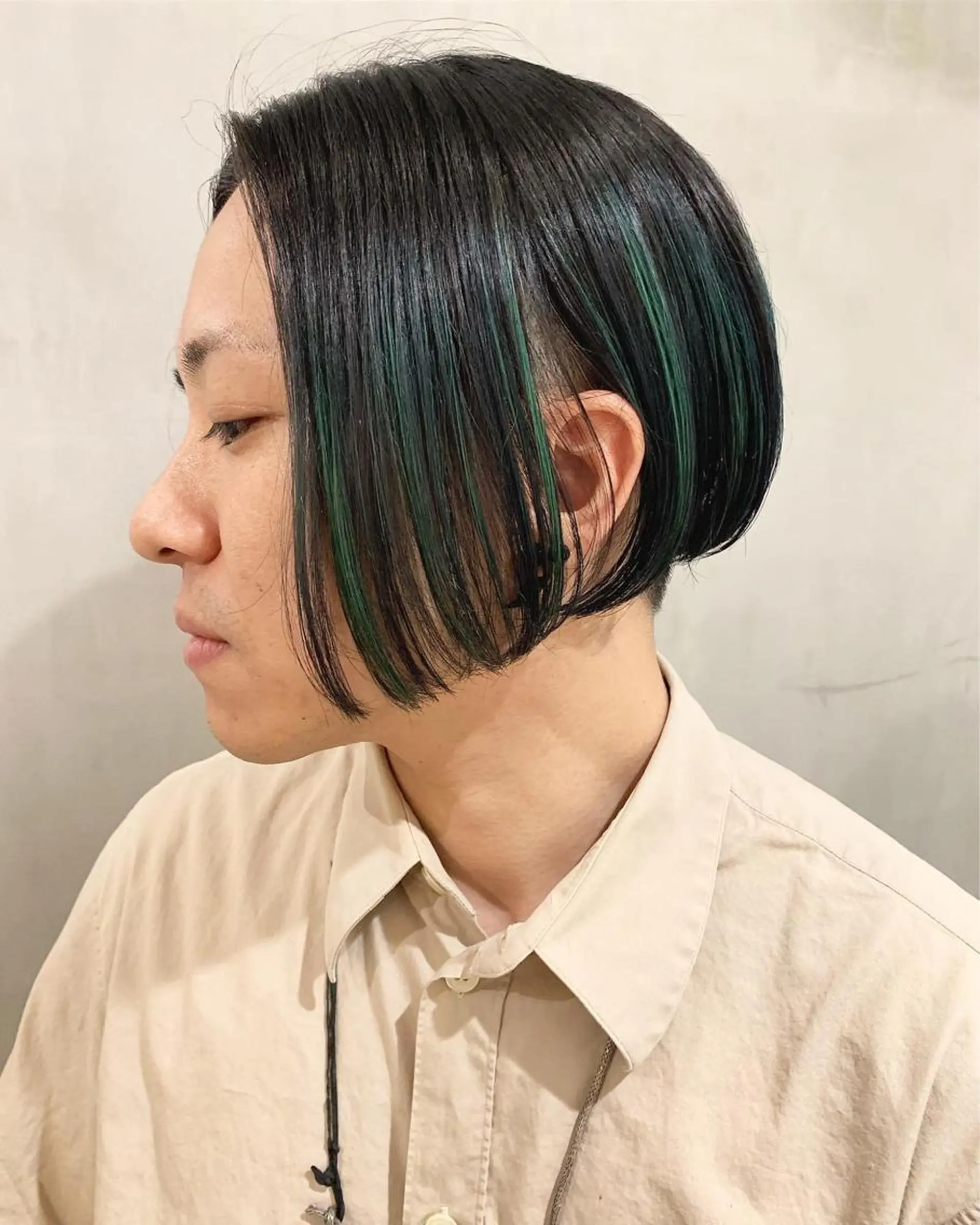 ミディアム カラー メンズ 優 作のヘアスタイル