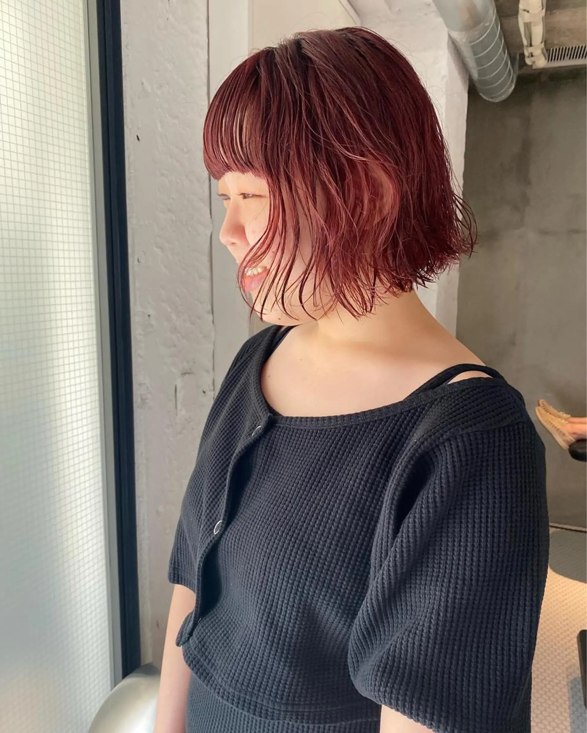 ミディアム カラー パーマ ヘアアレンジ メンズ キッズ ネイル マツエク・マツパ アイブロウ ミディアムパーマ メンズブリーチ メンズパーマ ブリーチ パーマスタイル🔅 sayacaのヘアスタイル