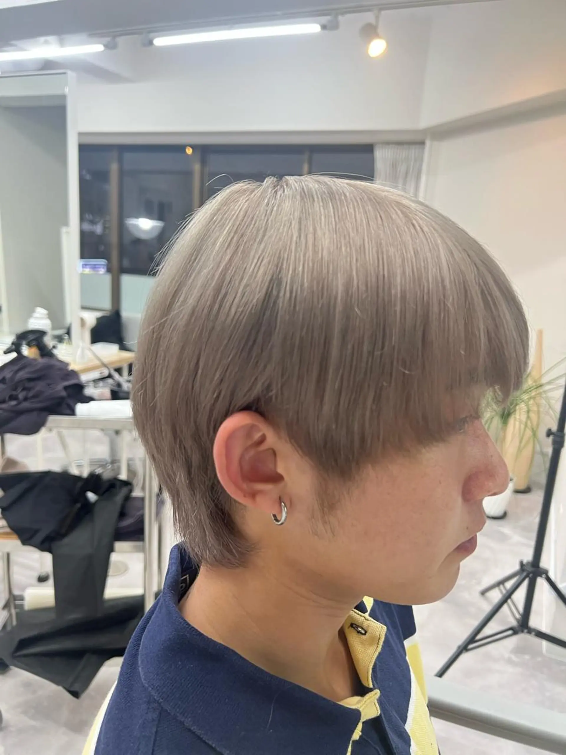 カラー メンズ PARK.なんば本店 ミルボンAujua認定サロン[パーク]所属・辻優太/ハイトーン/ デザインカラー🥀のヘアスタイル