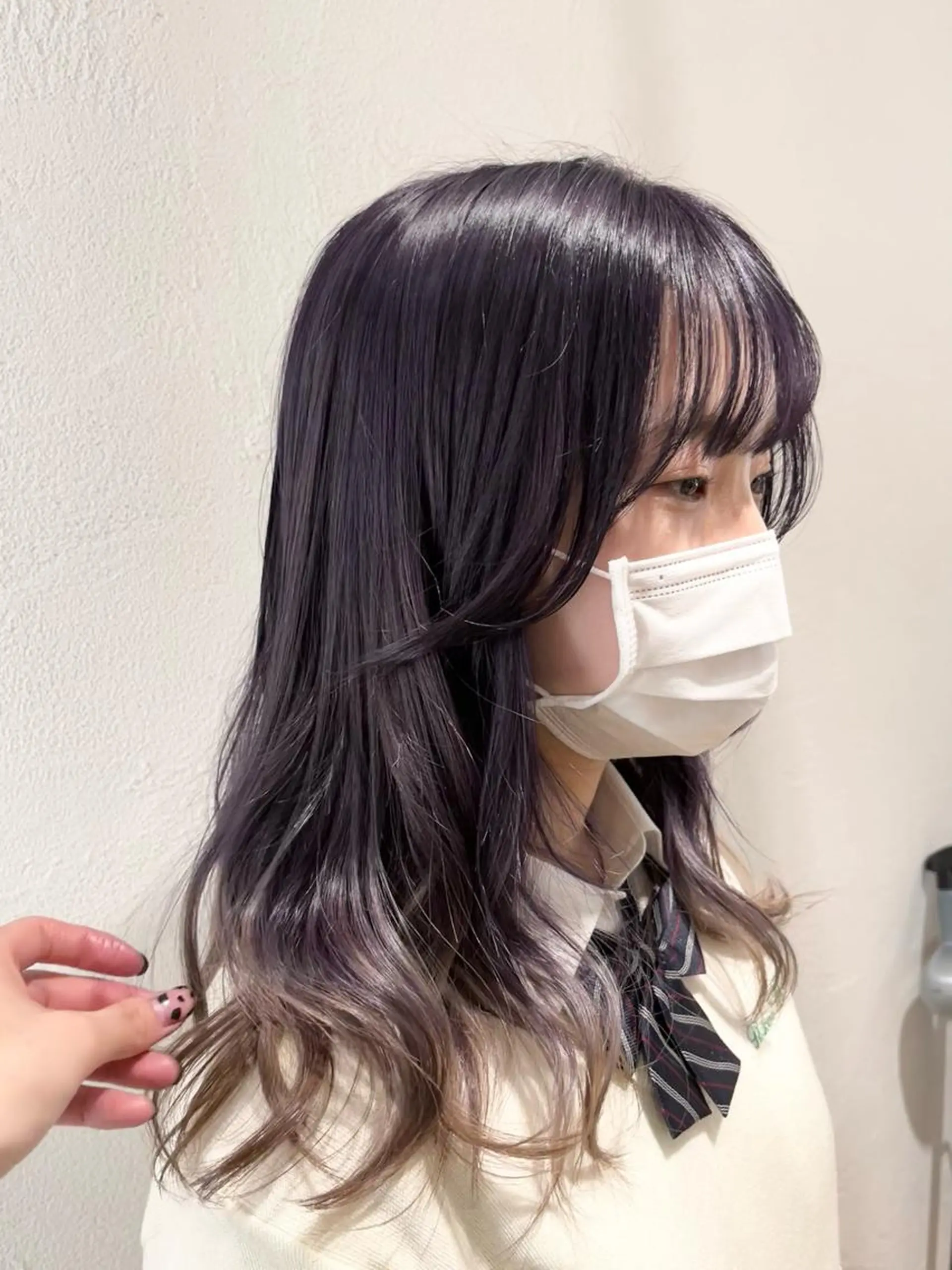 ロング カラー ヘアアレンジ be'leef.mel所属・ののみや まれのヘアスタイル