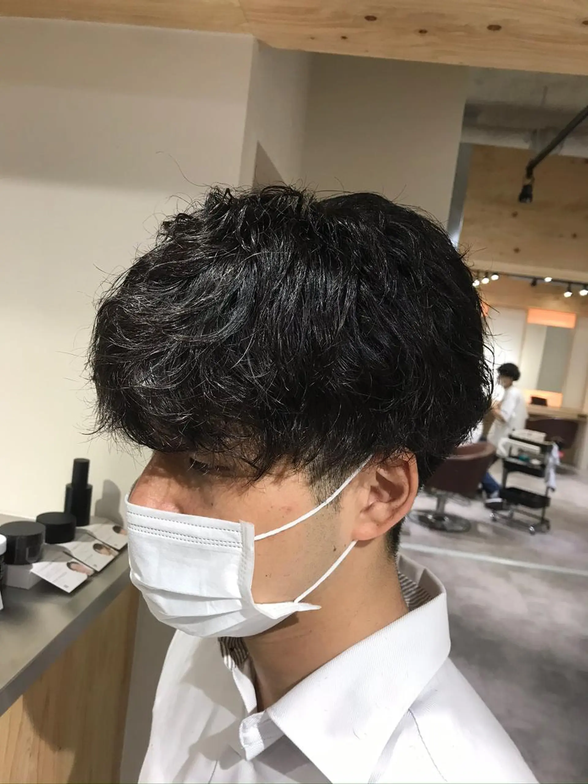 パーマ メンズ カット パーマ ヘアセット メンズブリーチカラー /パーマ ごーた立川のヘアスタイル