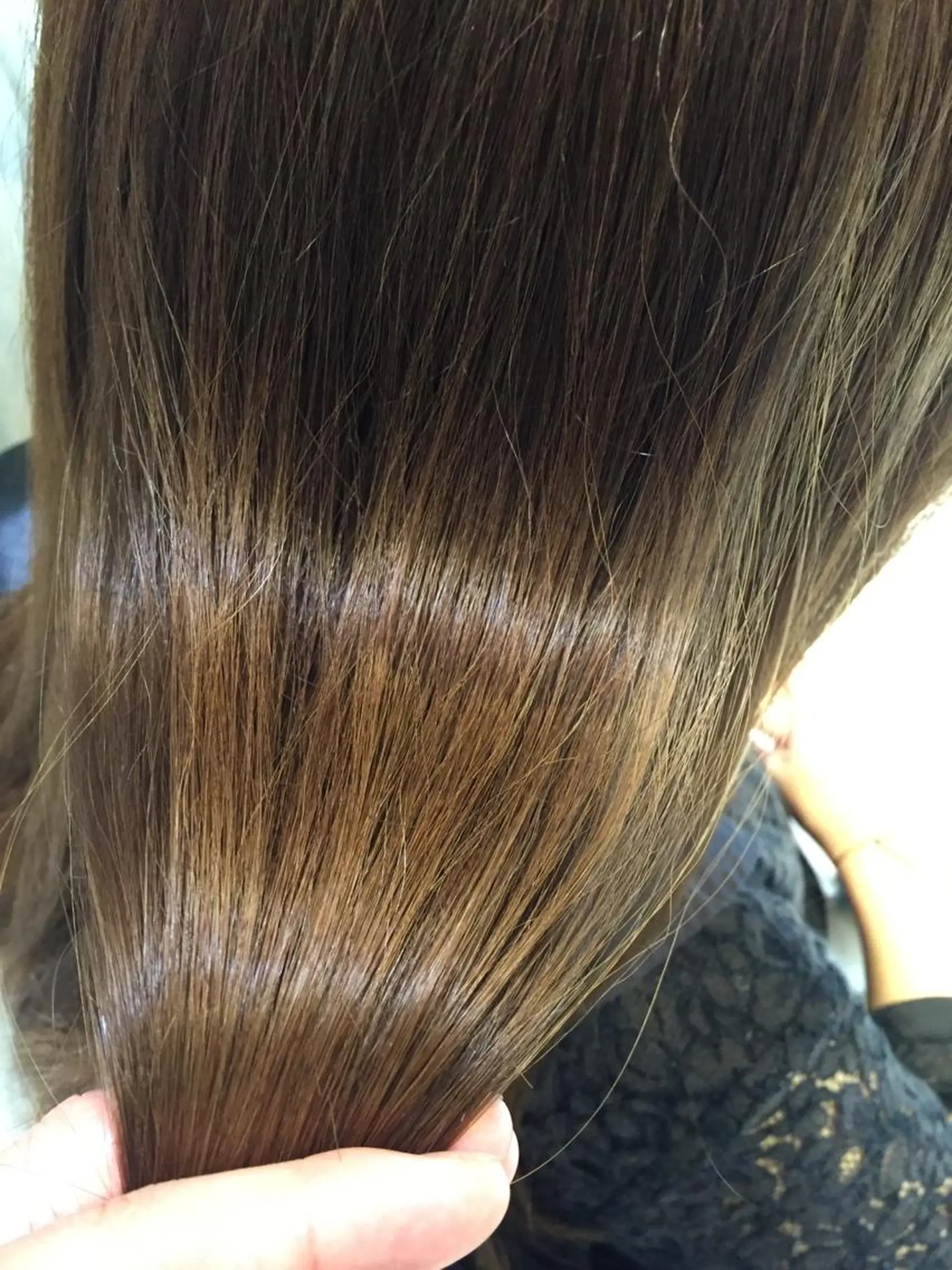 ロング カラー 永岡 鉄平のヘアスタイル