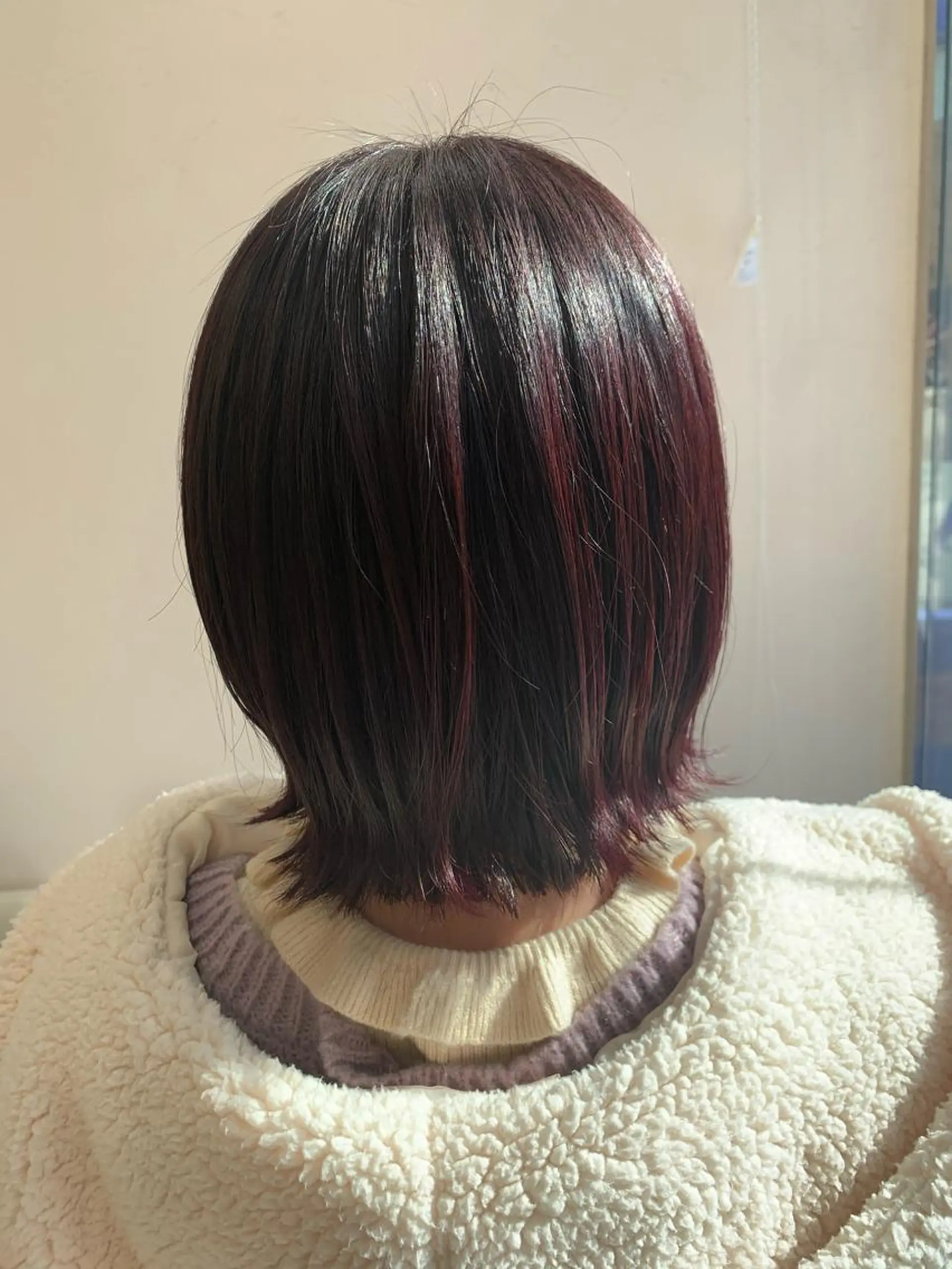 ショート カラー カット ヘアカラー トリートメント 店長ハイトーンカラー 柞山史奈のヘアスタイル