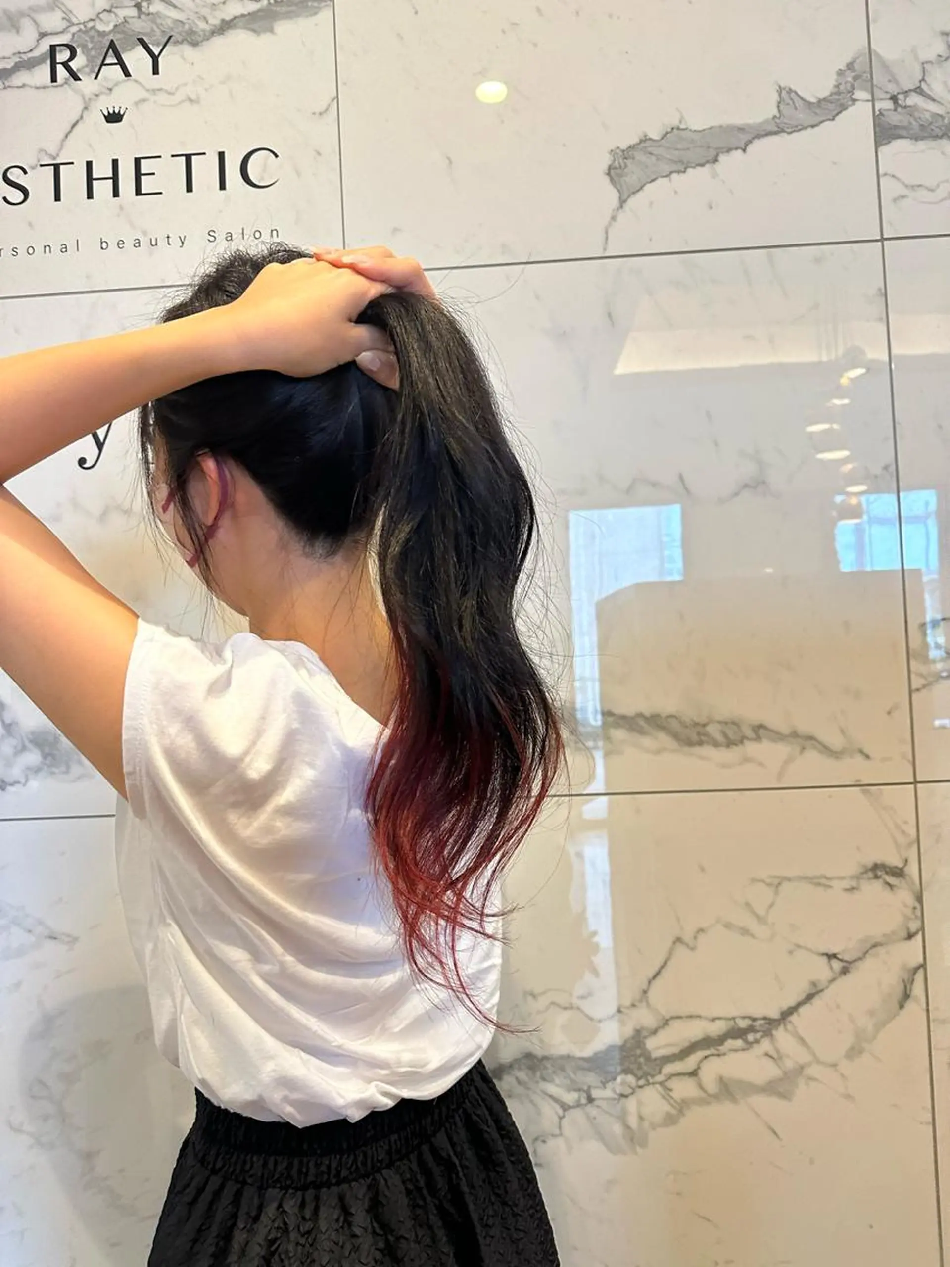 ロング カラー ヘアカラー レイビューティー豊田 丸山店アシスタントのヘアスタイル