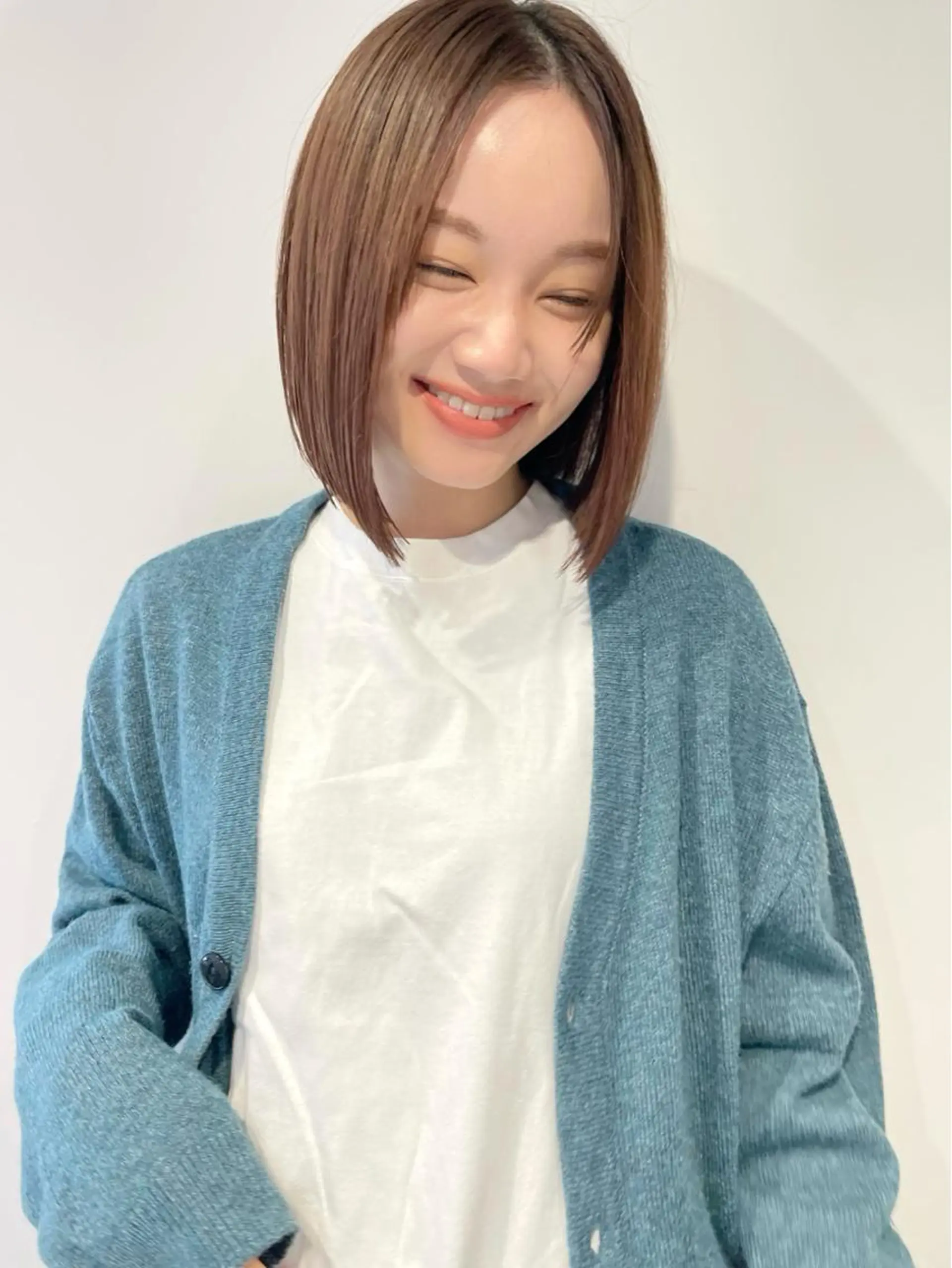 ショート 縮毛矯正 上原 みちるのヘアスタイル
