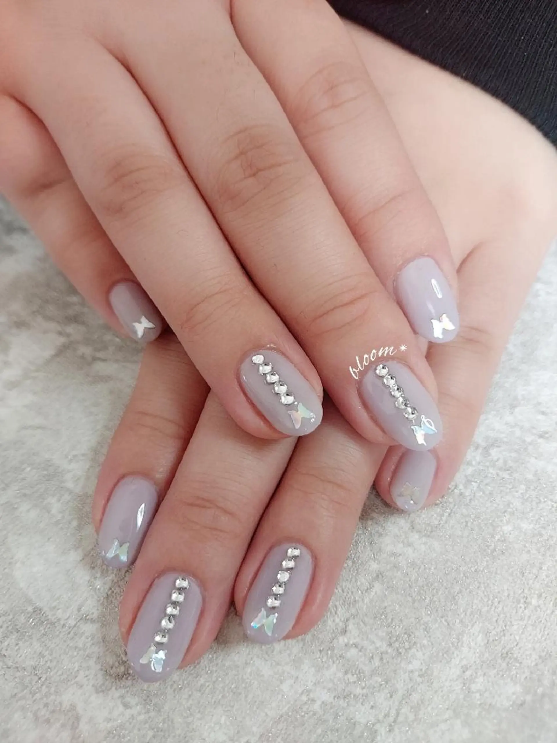 ネイル ワンカラーネイル 春ネイル ハンドネイル bloom *のネイルデザイン