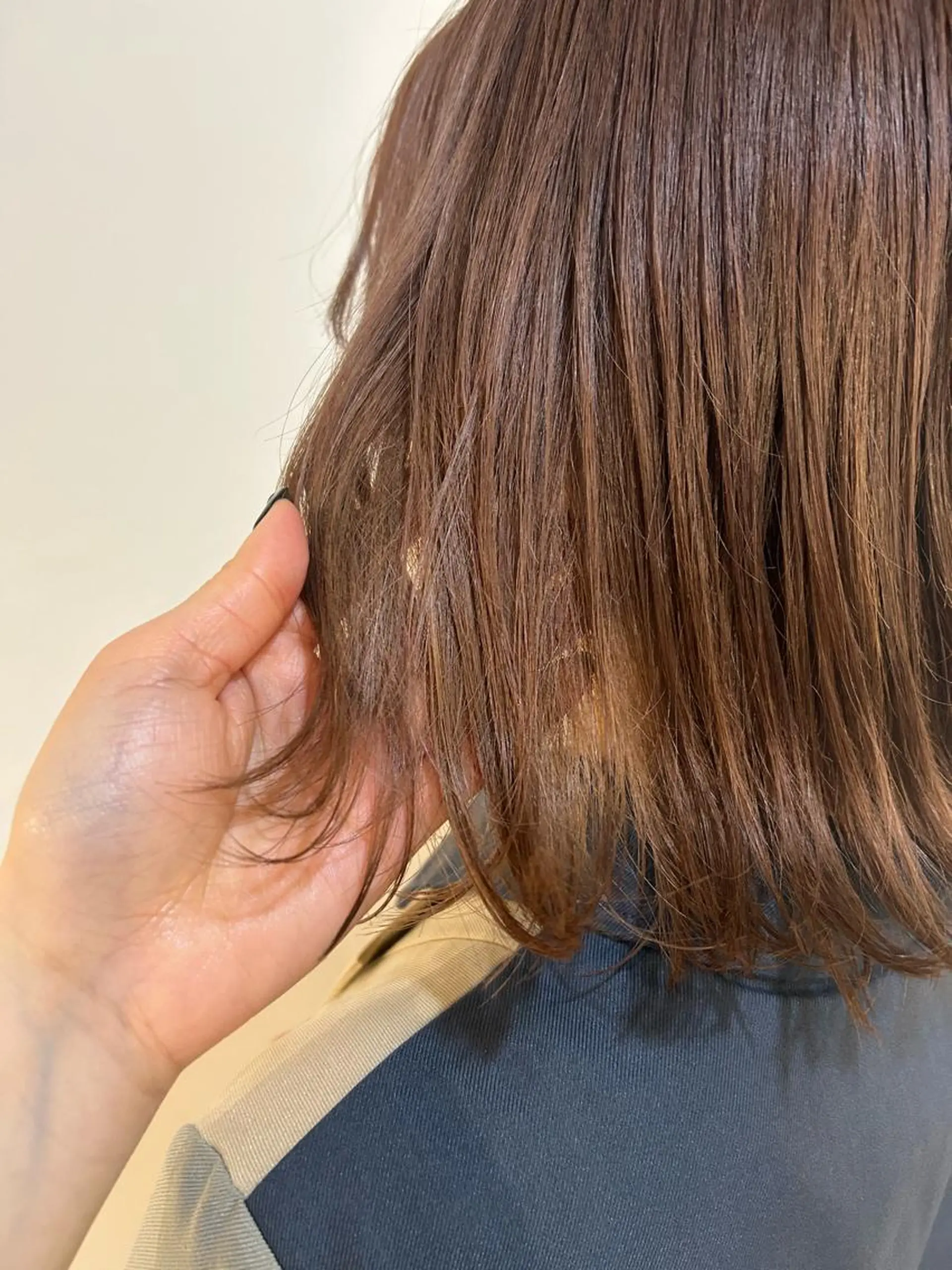 ミディアム カラー カット ヘアカラー トリートメント ikeda shioriのヘアスタイル