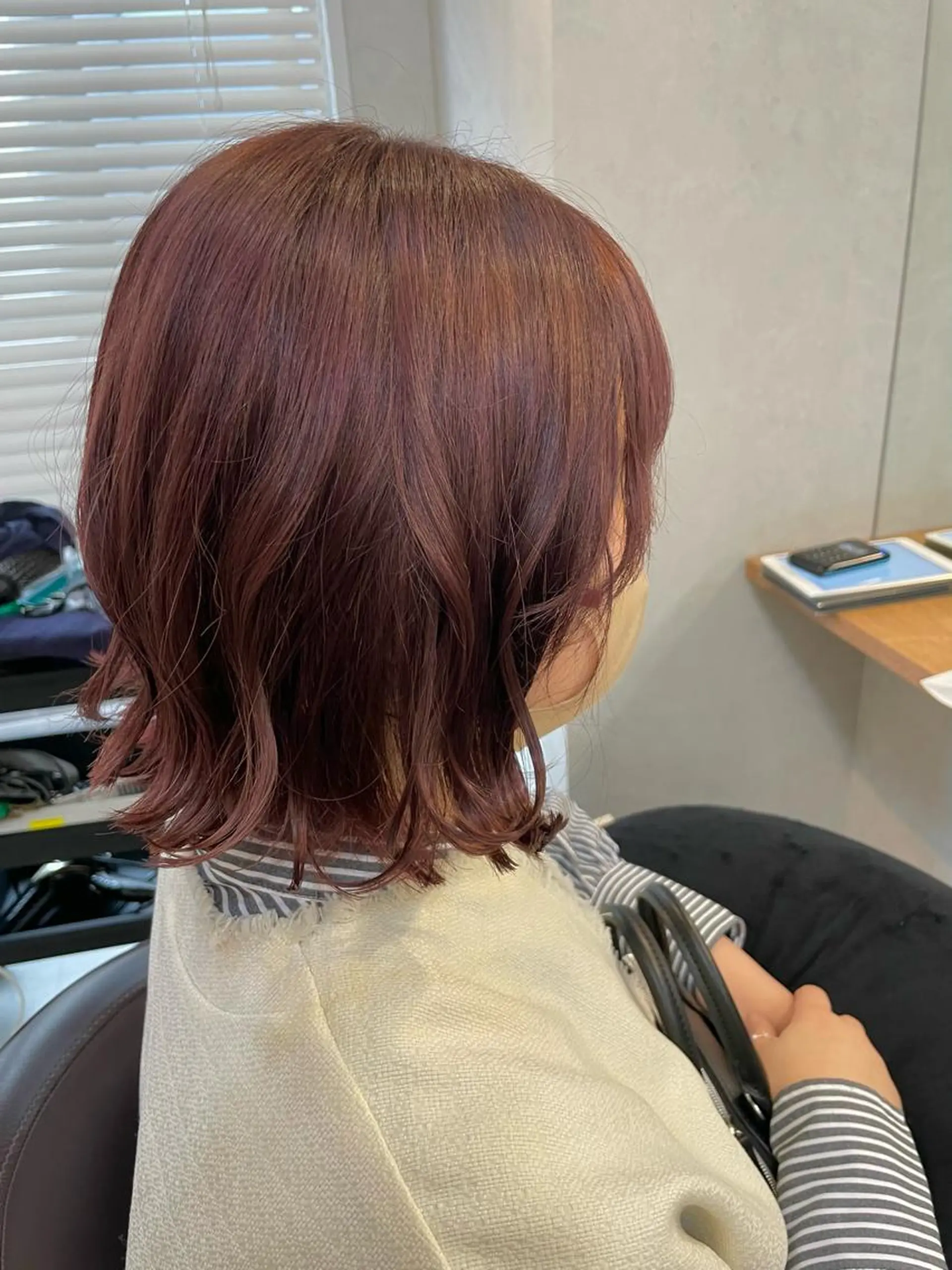 ミディアム カラー カット ヘアカラー トレンド透明感カラー 大貫 昂涼 🐹のヘアスタイル