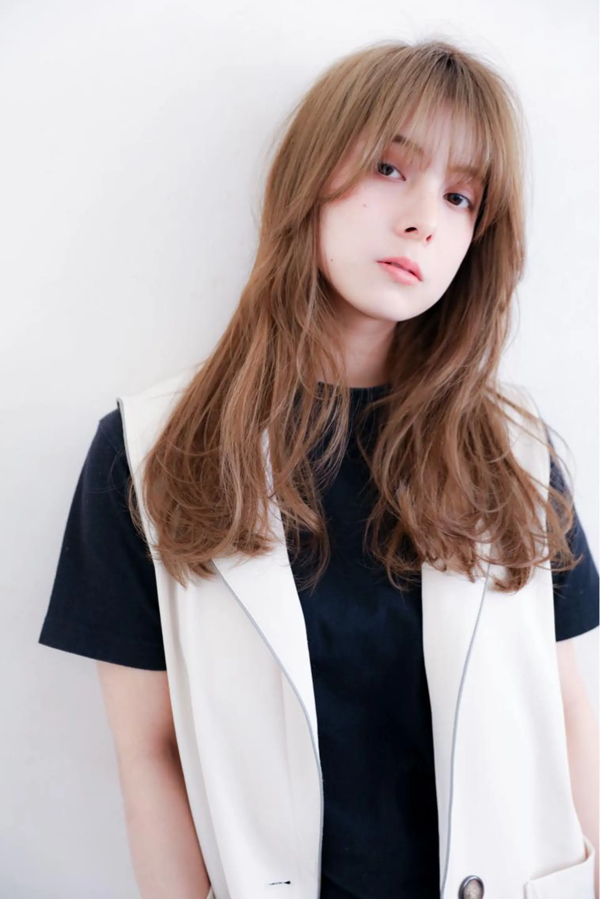 ロング ent所属・安本 瑠愛のヘアスタイル