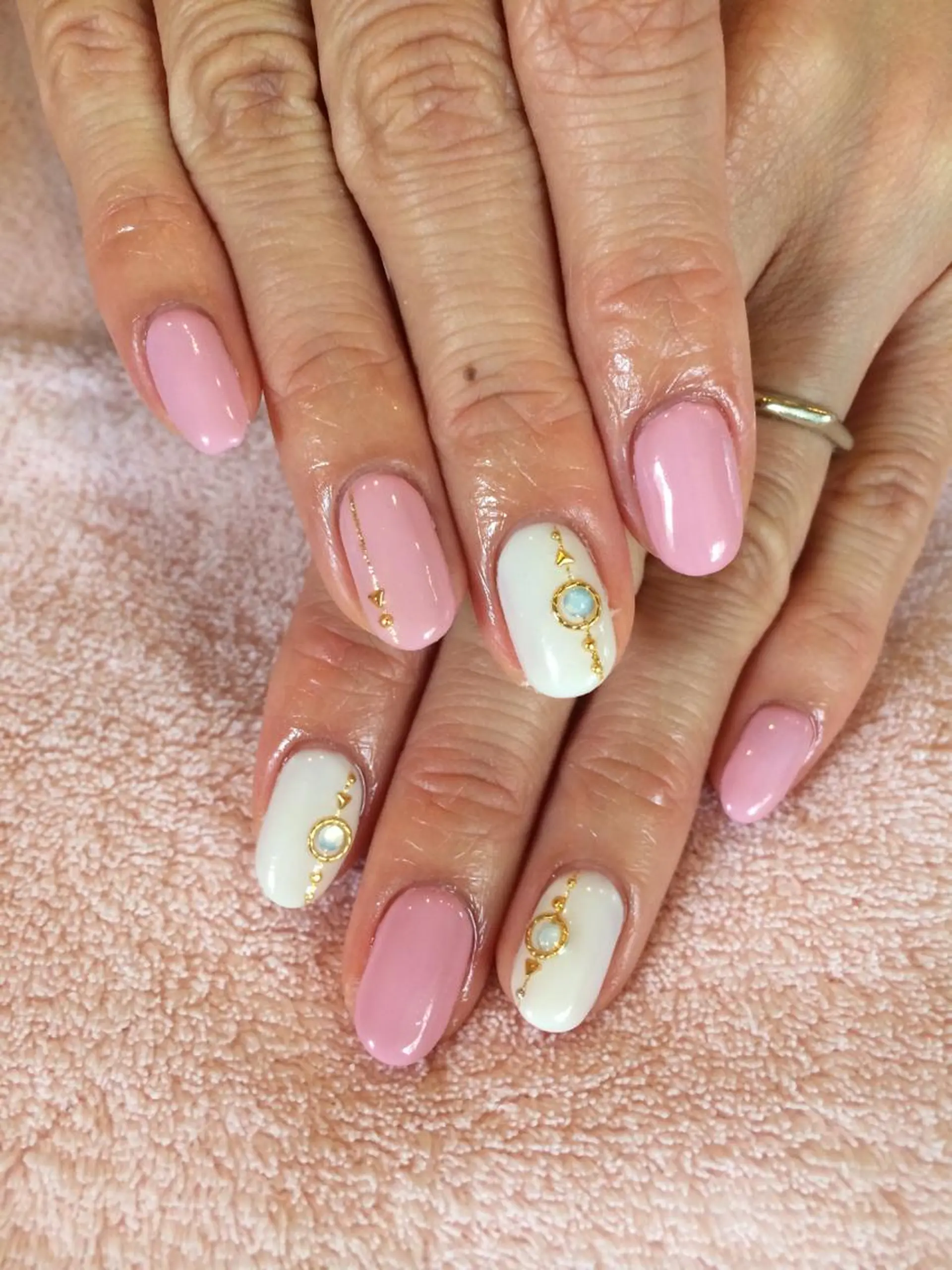 ネイル オフィスネイル ピンク chii nailのネイルデザイン