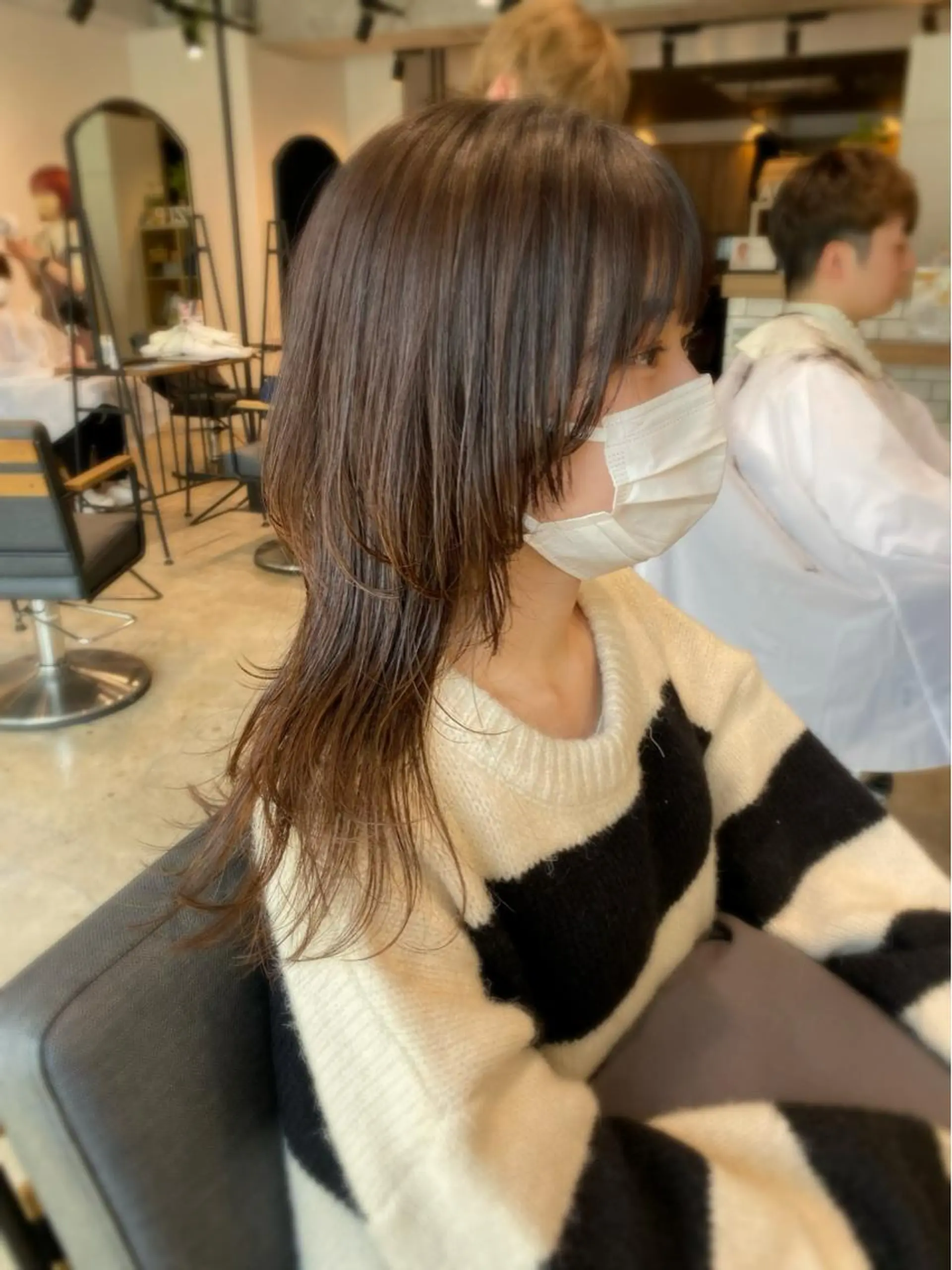 ロング ウルフカット レイヤー/髪質改善 渡邉【日吉美容室】のヘアスタイル