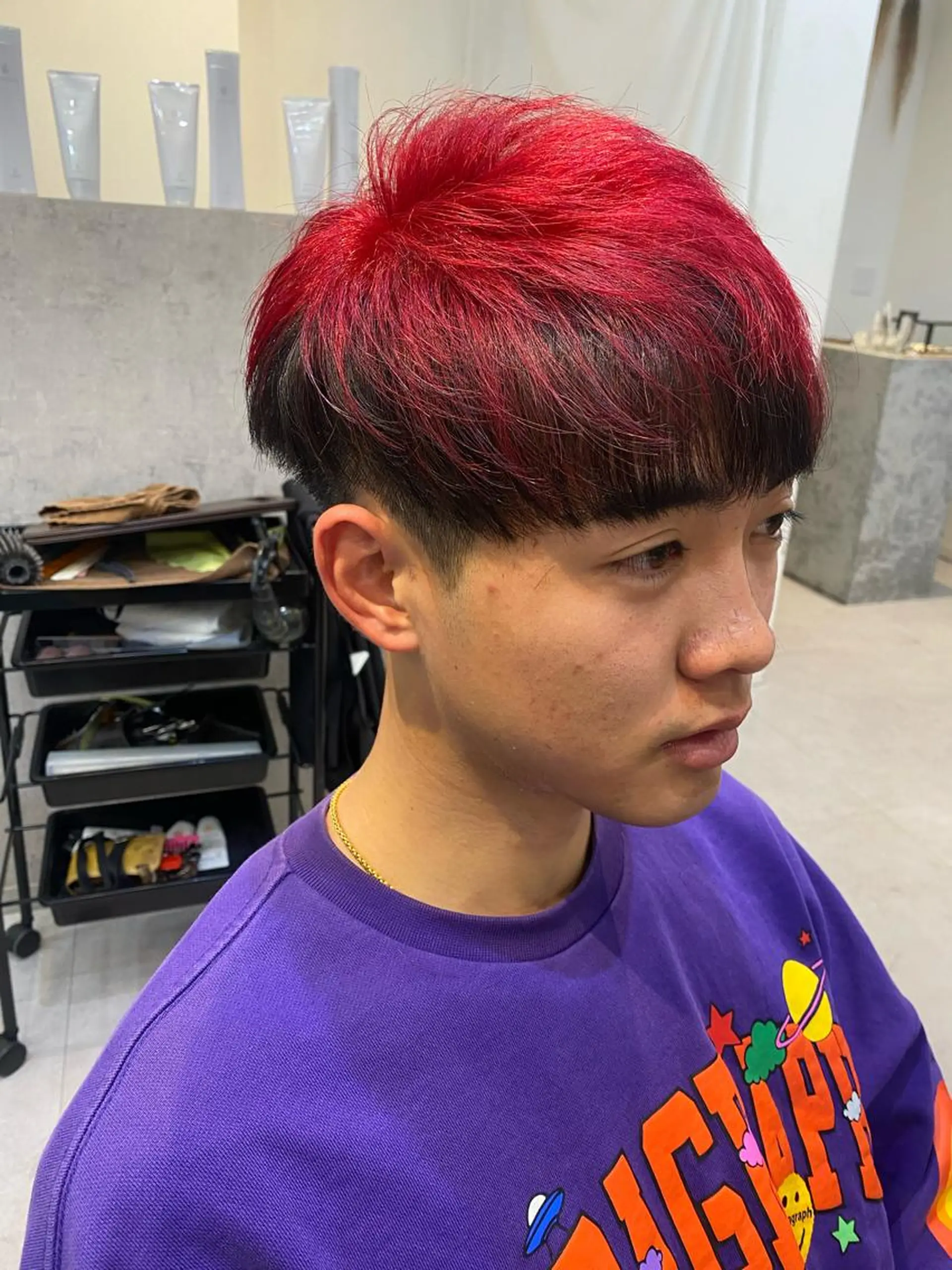 ショート カラー メンズ カット ヘアカラー パーマ トリートメント Dxxxx III所属・オシャレ女性目線の 大人メンズ❁⃘*.ﾟのヘアスタイル