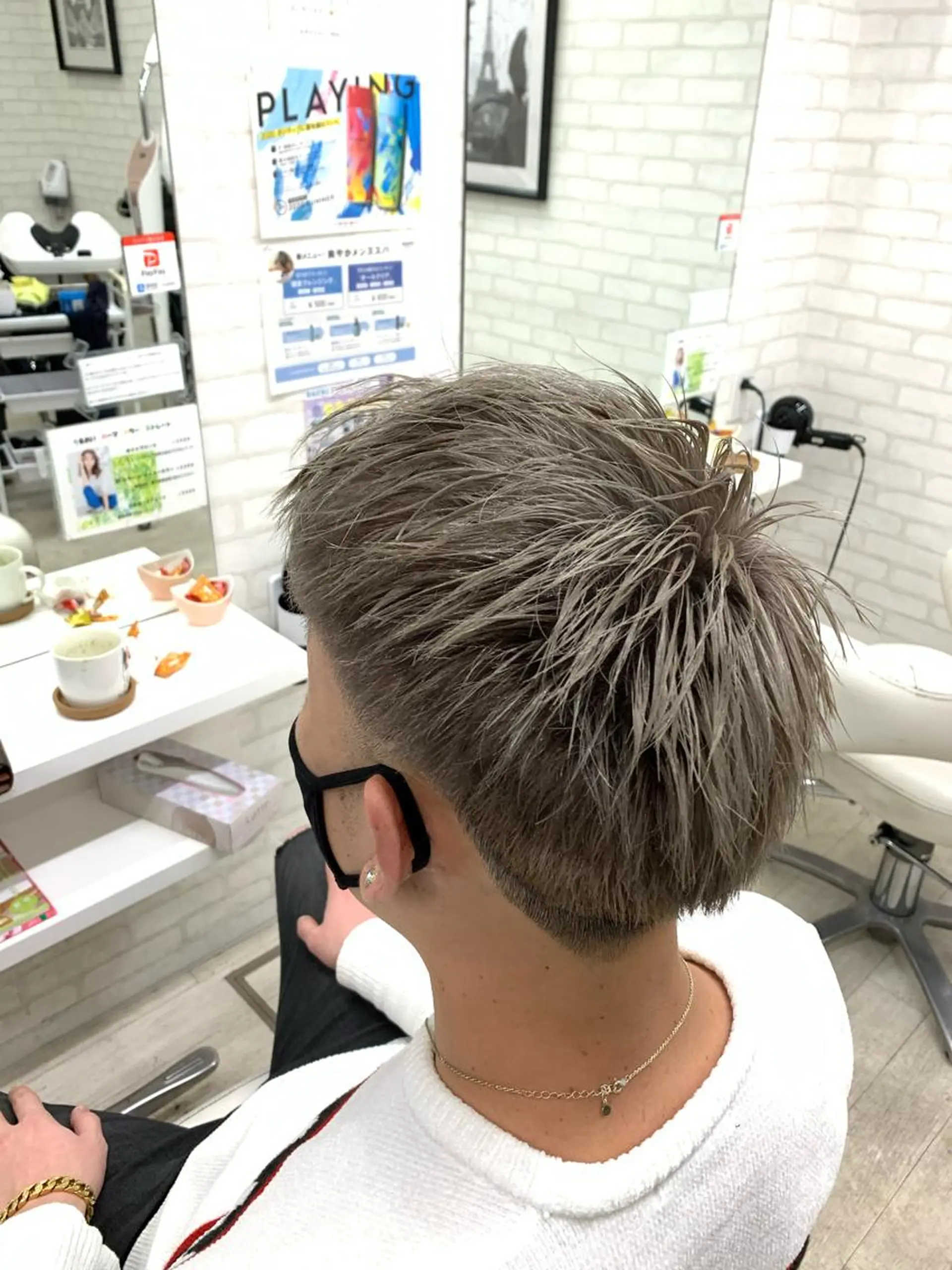 ショート カラー メンズ 大橋 一智のヘアスタイル