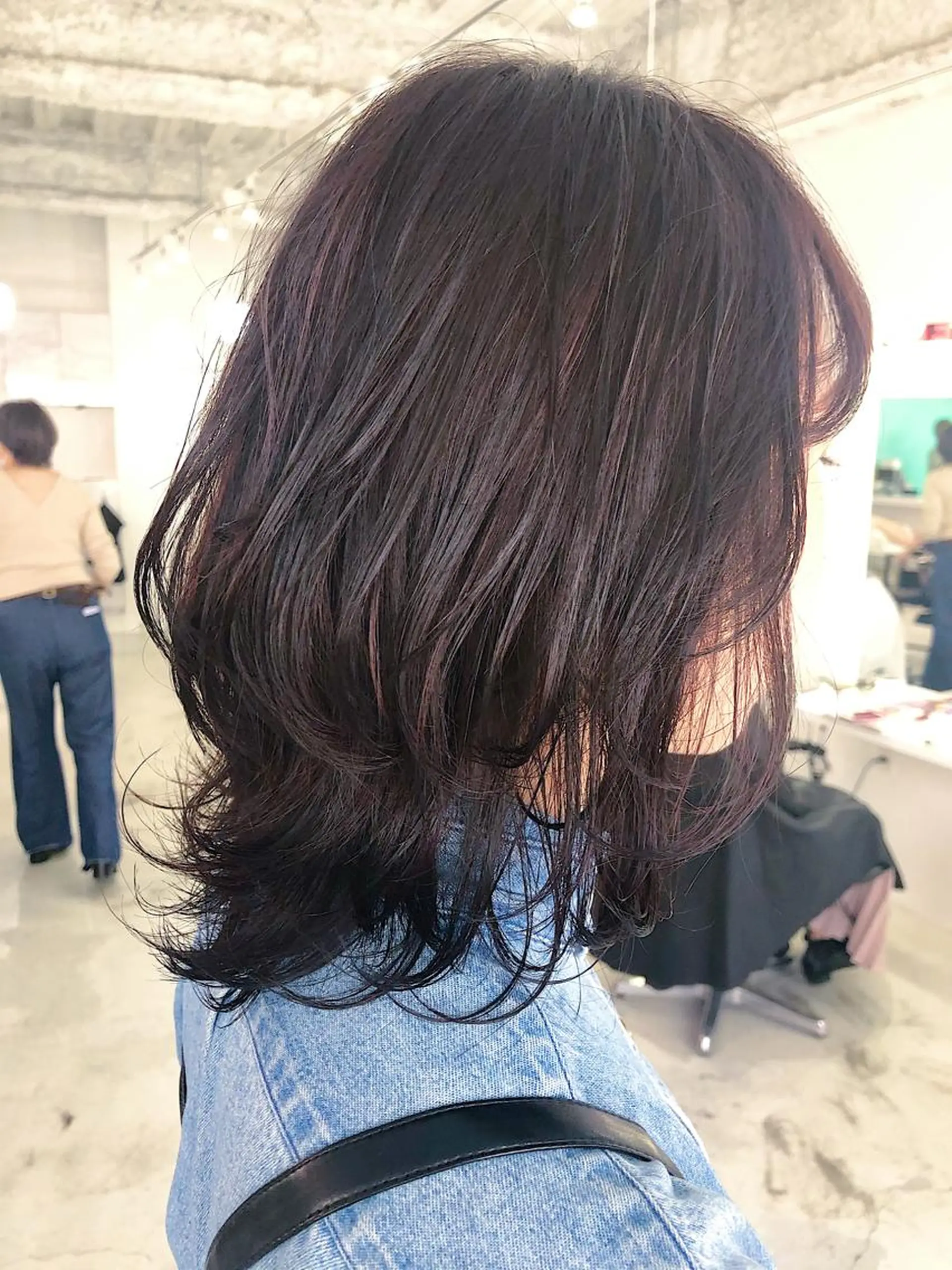 ミディアム カラー パーマ ヘアアレンジ GRAND OMOTESANDOのヘアスタイル