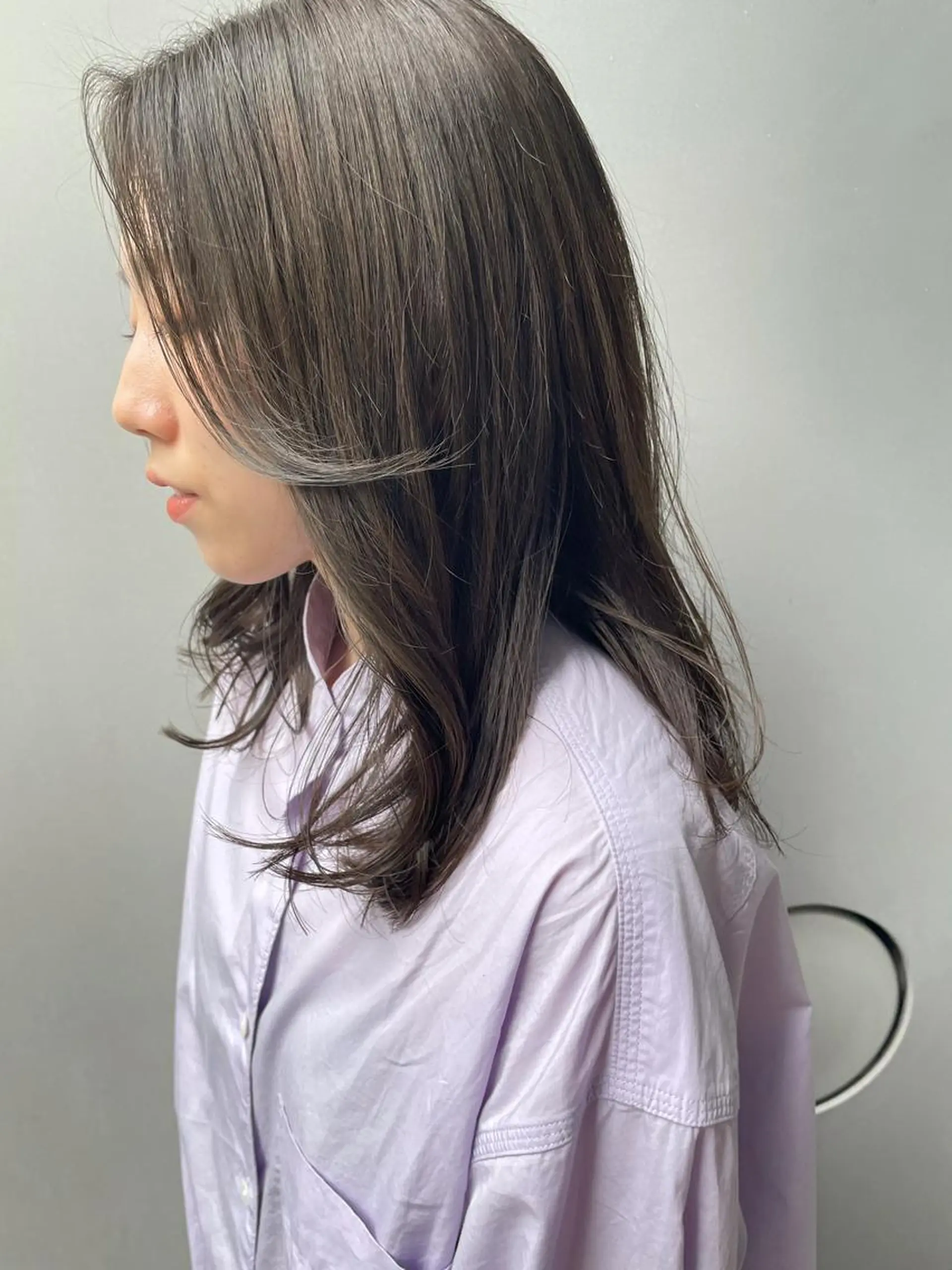 セミロング カラー キッズ オトナヘア🌿 harukaのヘアスタイル
