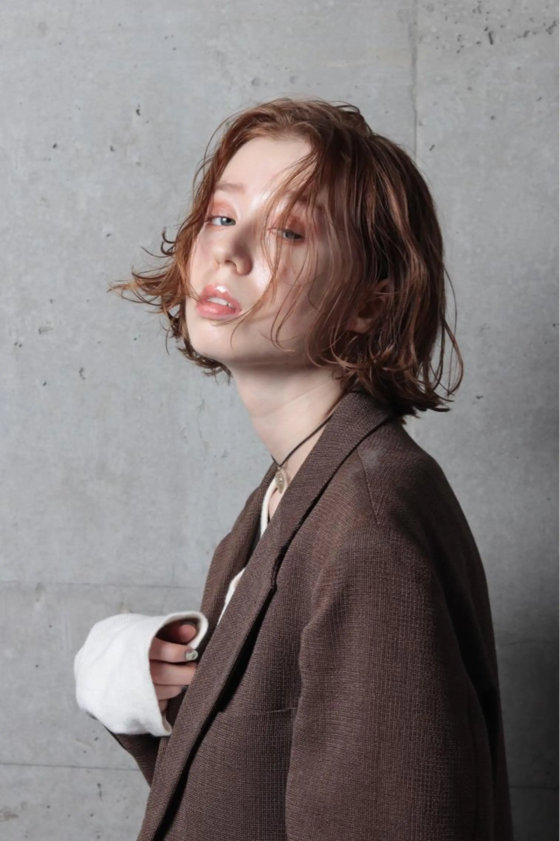 ショート カラー 平 ちひろのヘアスタイル