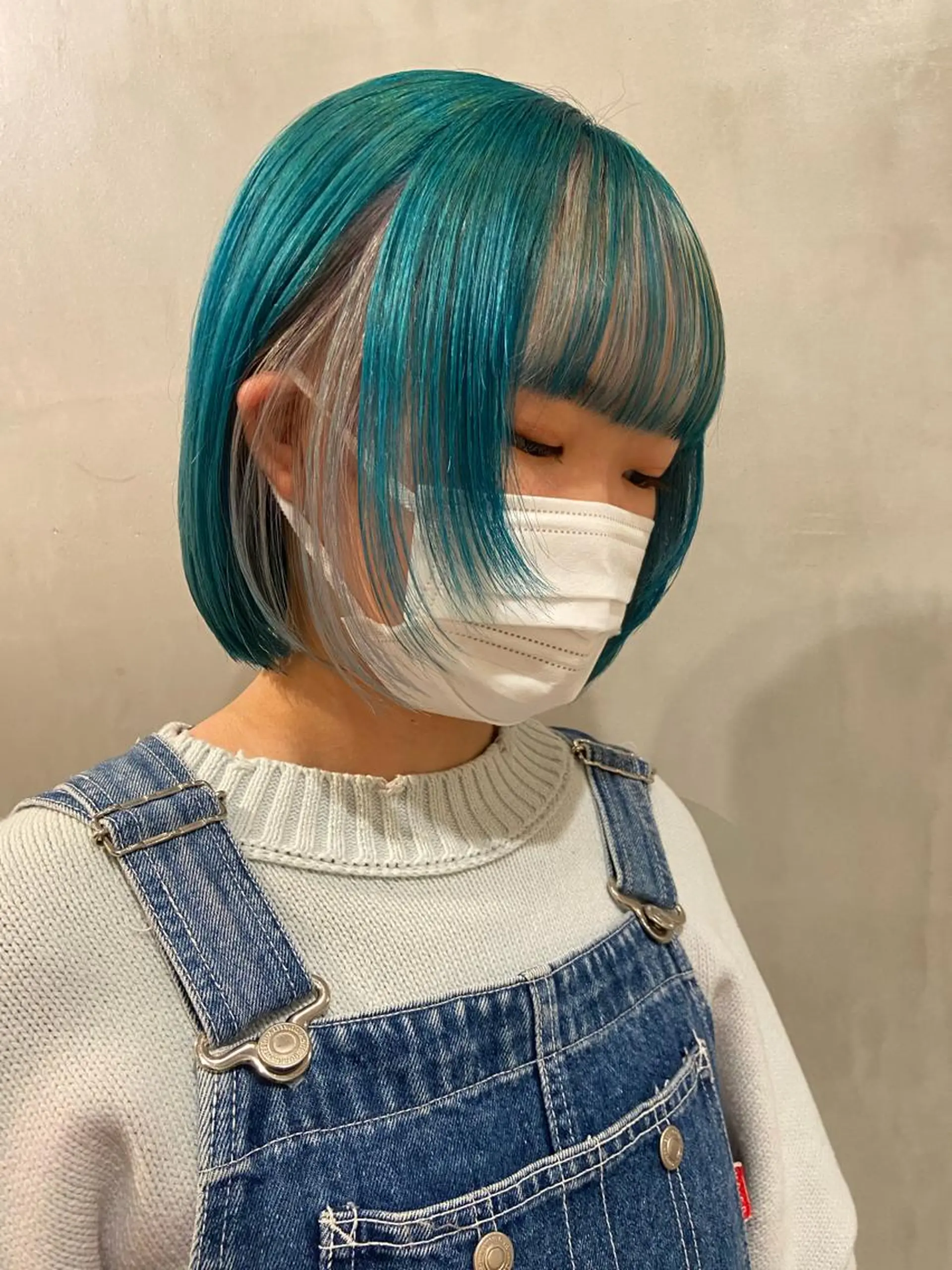 ショート ミストバング ヘアカラー トリートメント 無加工で盛れる🎀 オタク特化🎀ゆうなのヘアスタイル