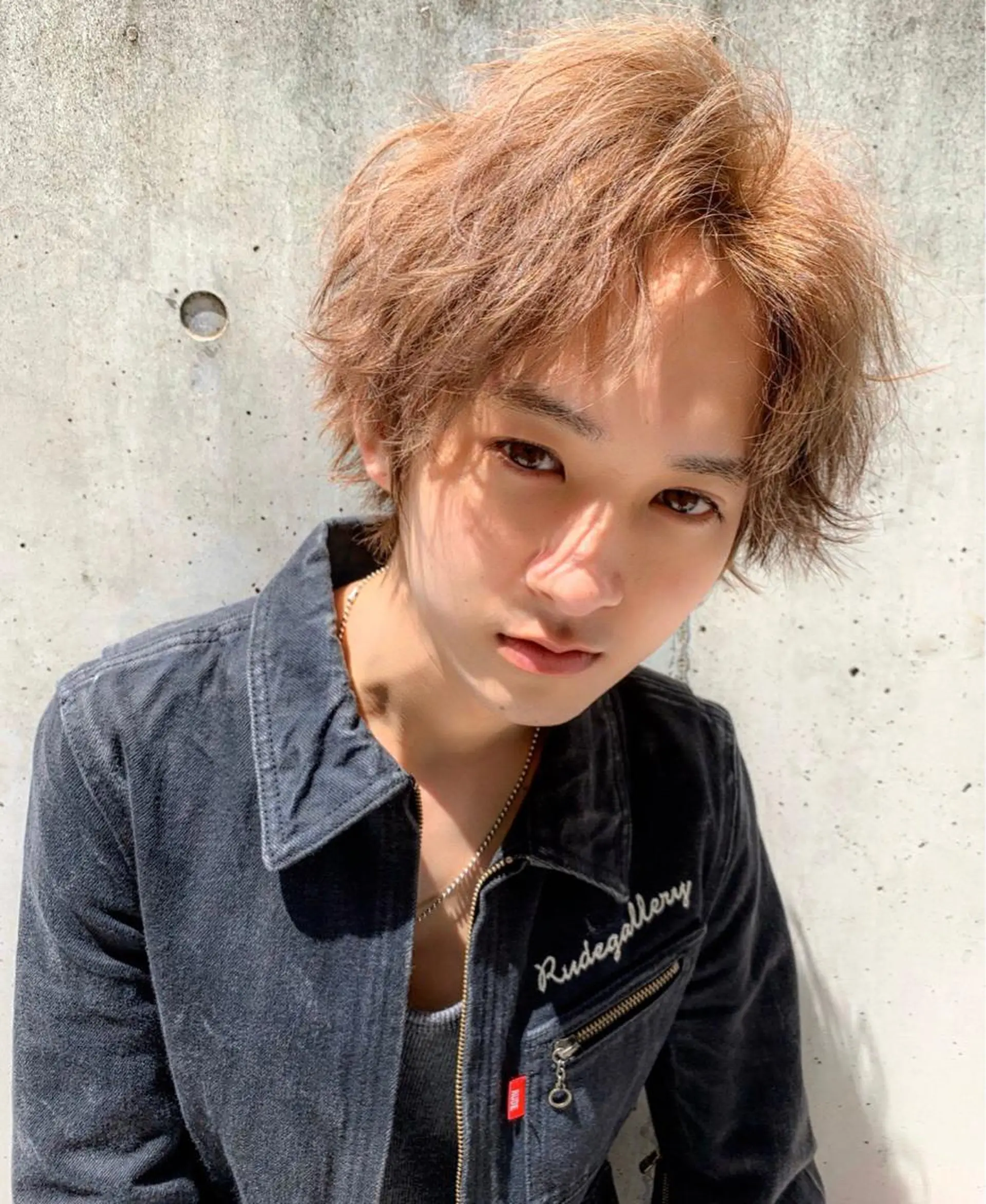 ショート カラー パーマ ヘアアレンジ メンズ キッズ 🟦ニュアンス/メン ズパーマ横浜🟦のヘアスタイル