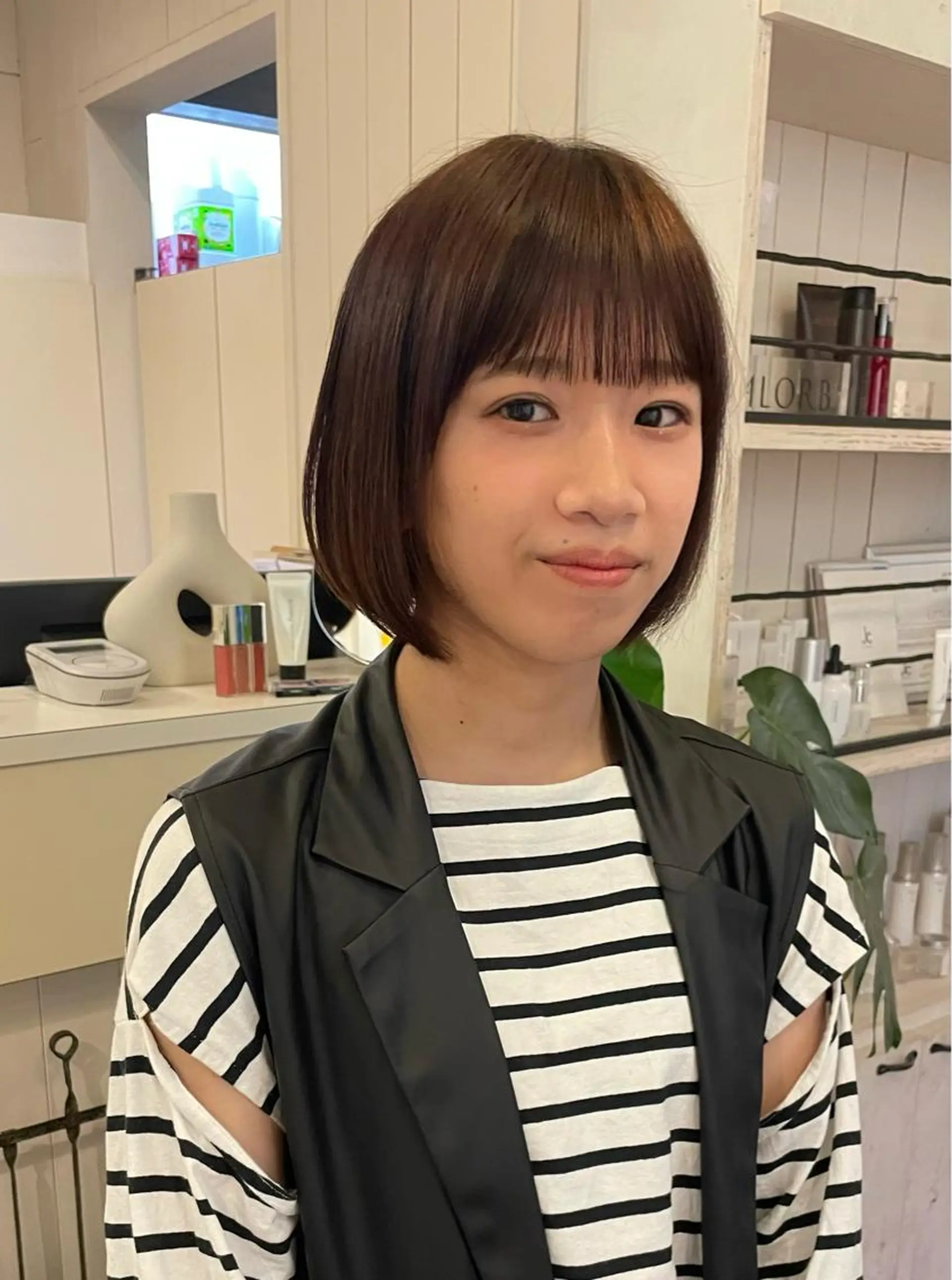 ショート ボブ カット Lita. hairdesign所属・k a k o ／ボブパーマ🥨のヘアスタイル