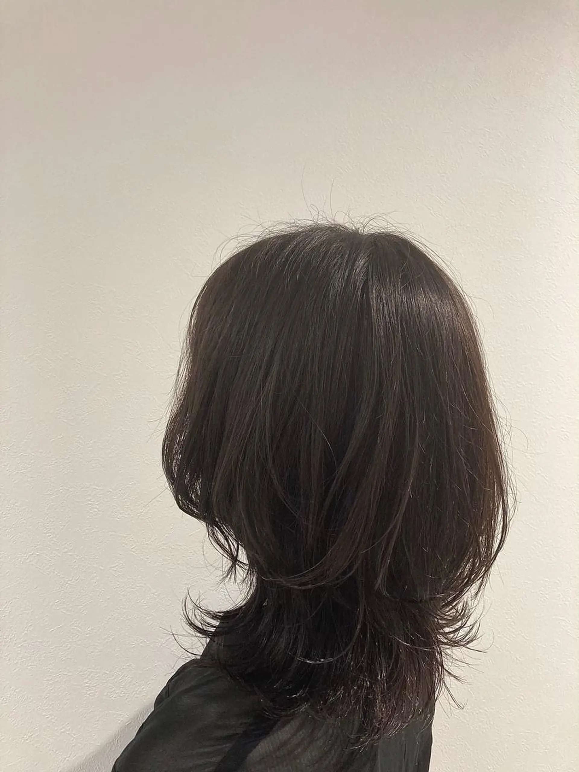 ミディアム カラー ウルフカット カット hair salon A 【エース】所属・🫧高鹿汰一髪質改善 /白髪ぼかし🫧のヘアスタイル