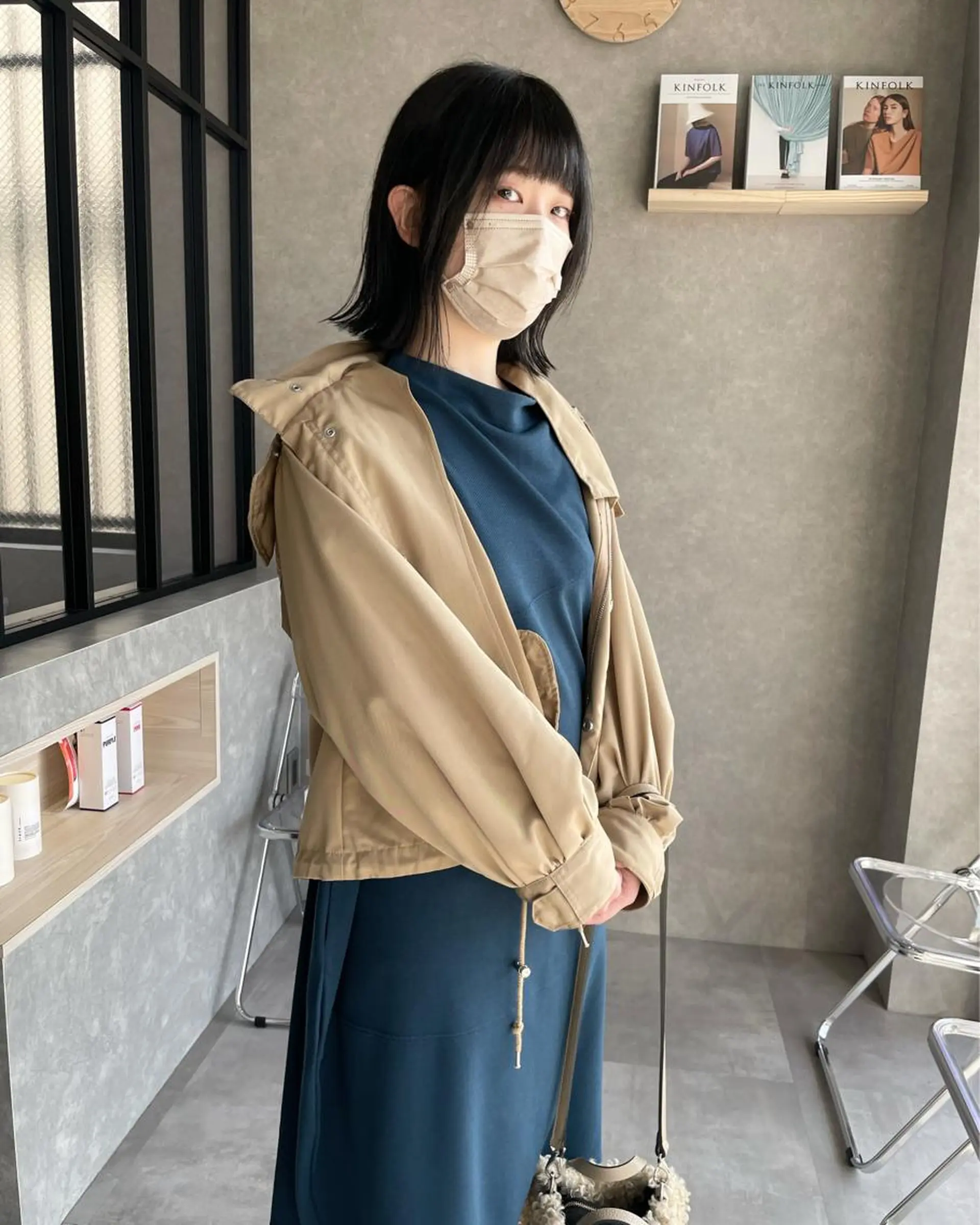 ショート シースルーバング ショートヘア カット ヘアカラー 河原 亮のヘアスタイル
