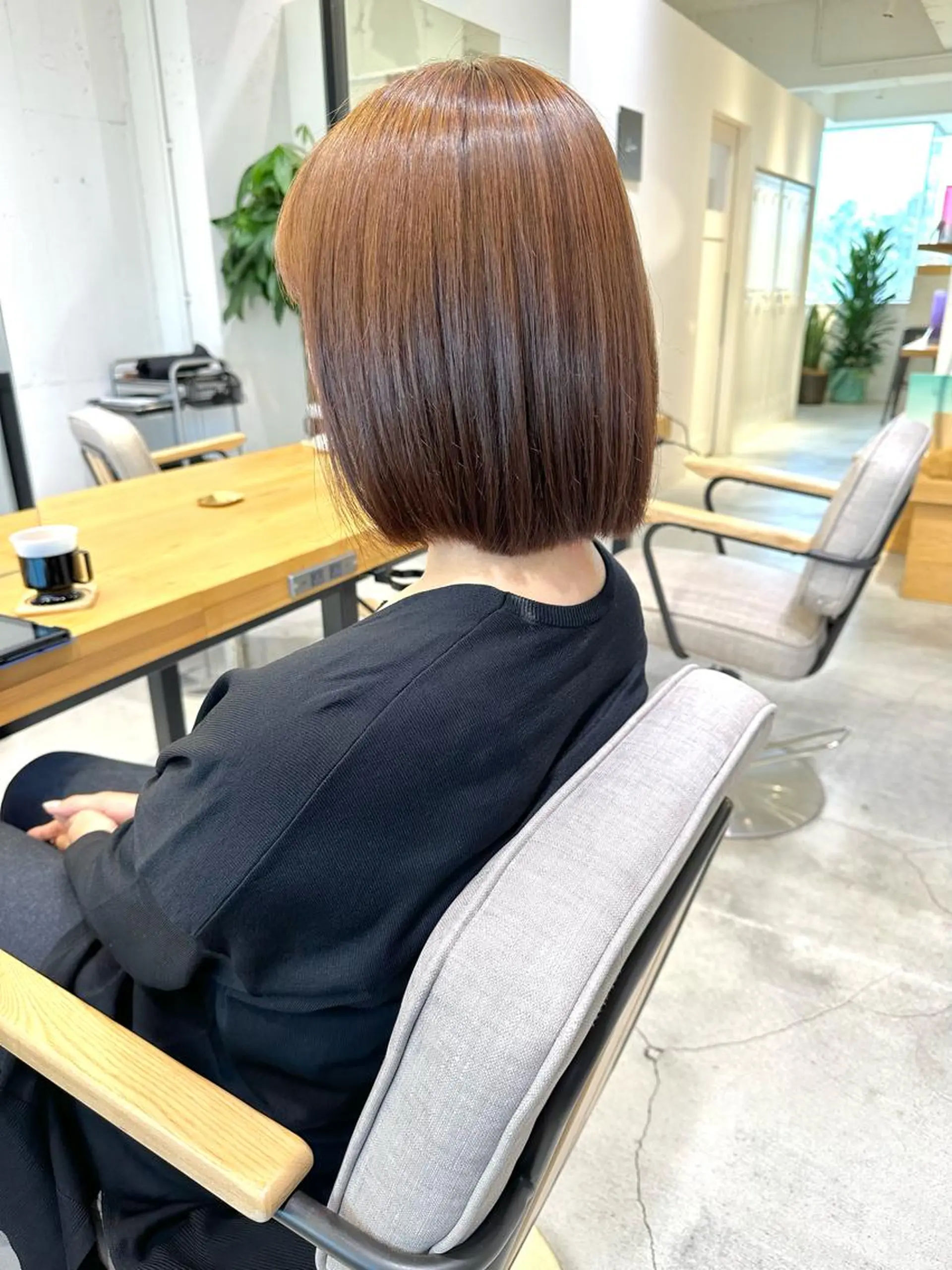 ショート カット 縮毛矯正 上野湧太 髪質改善/艶カラーのヘアスタイル