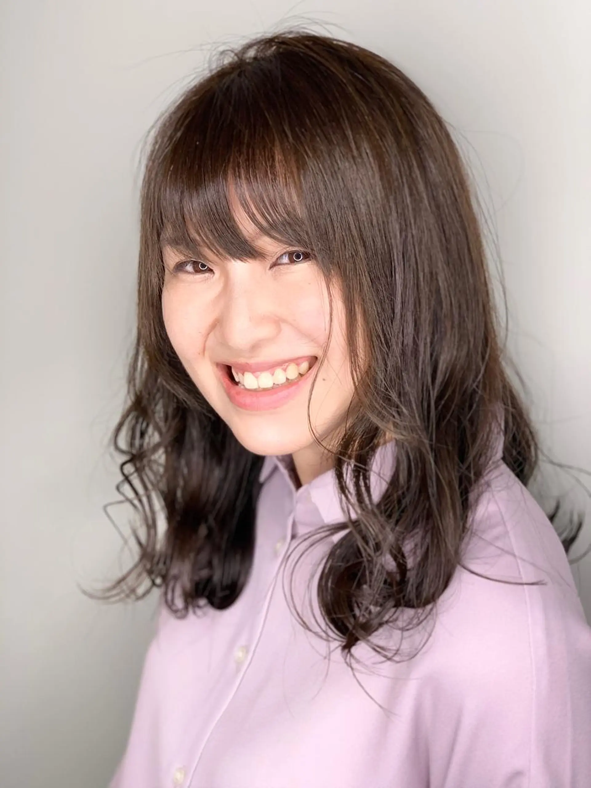 ミディアム カット siki. 石渡のヘアスタイル