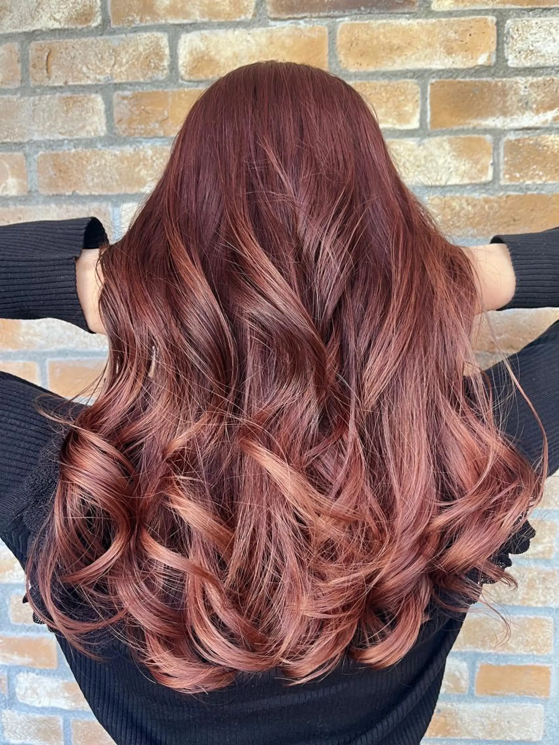 ロング カット ヘアカラー トリートメント LucksiMie ginza  明松のヘアスタイル