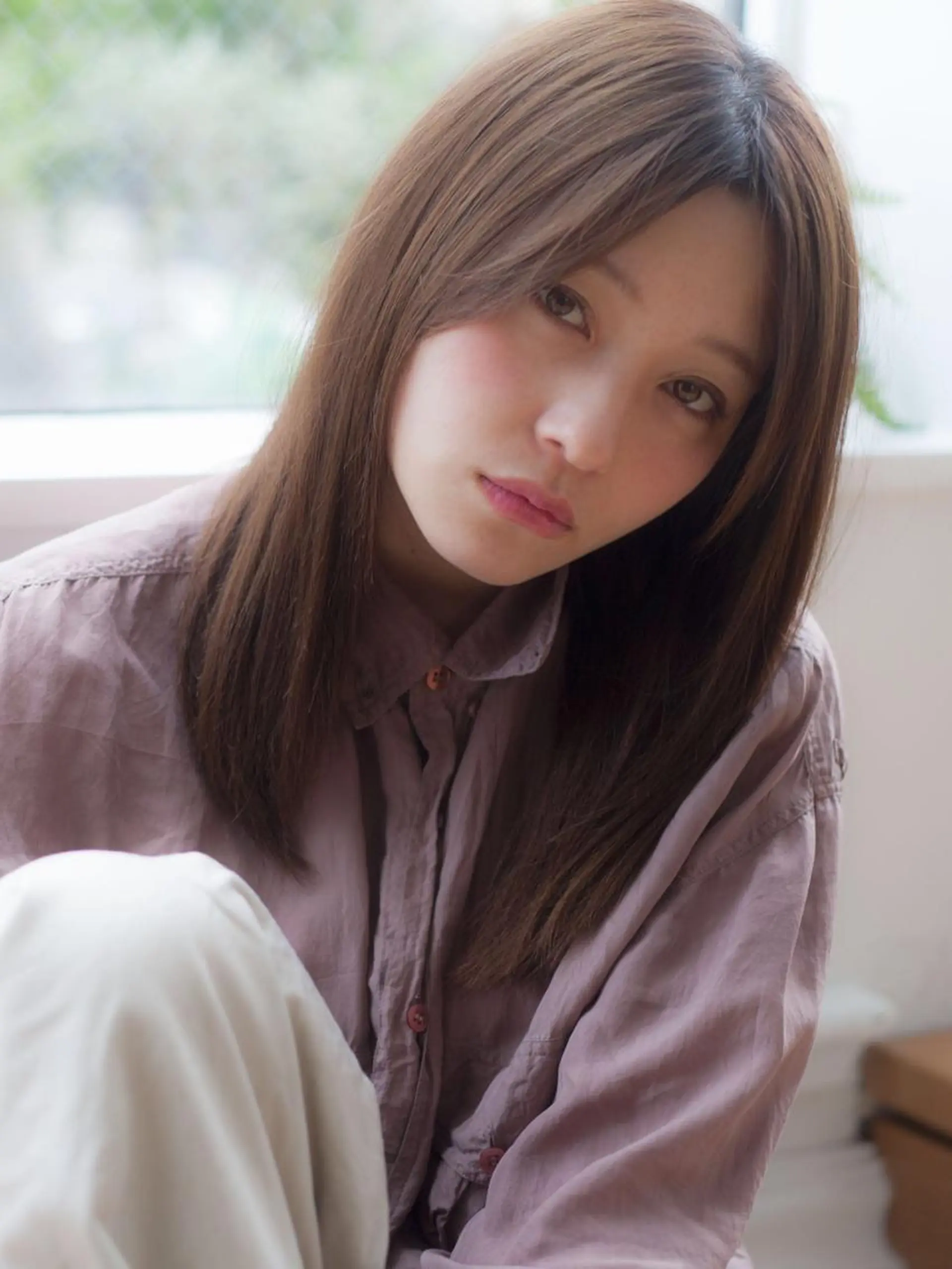 カラー 透明感カラー ヘアカラー トリートメント VIVIE【ヴィヴィ】所属・髪質改善/韓国風 レイヤー/田村祐樹のヘアスタイル