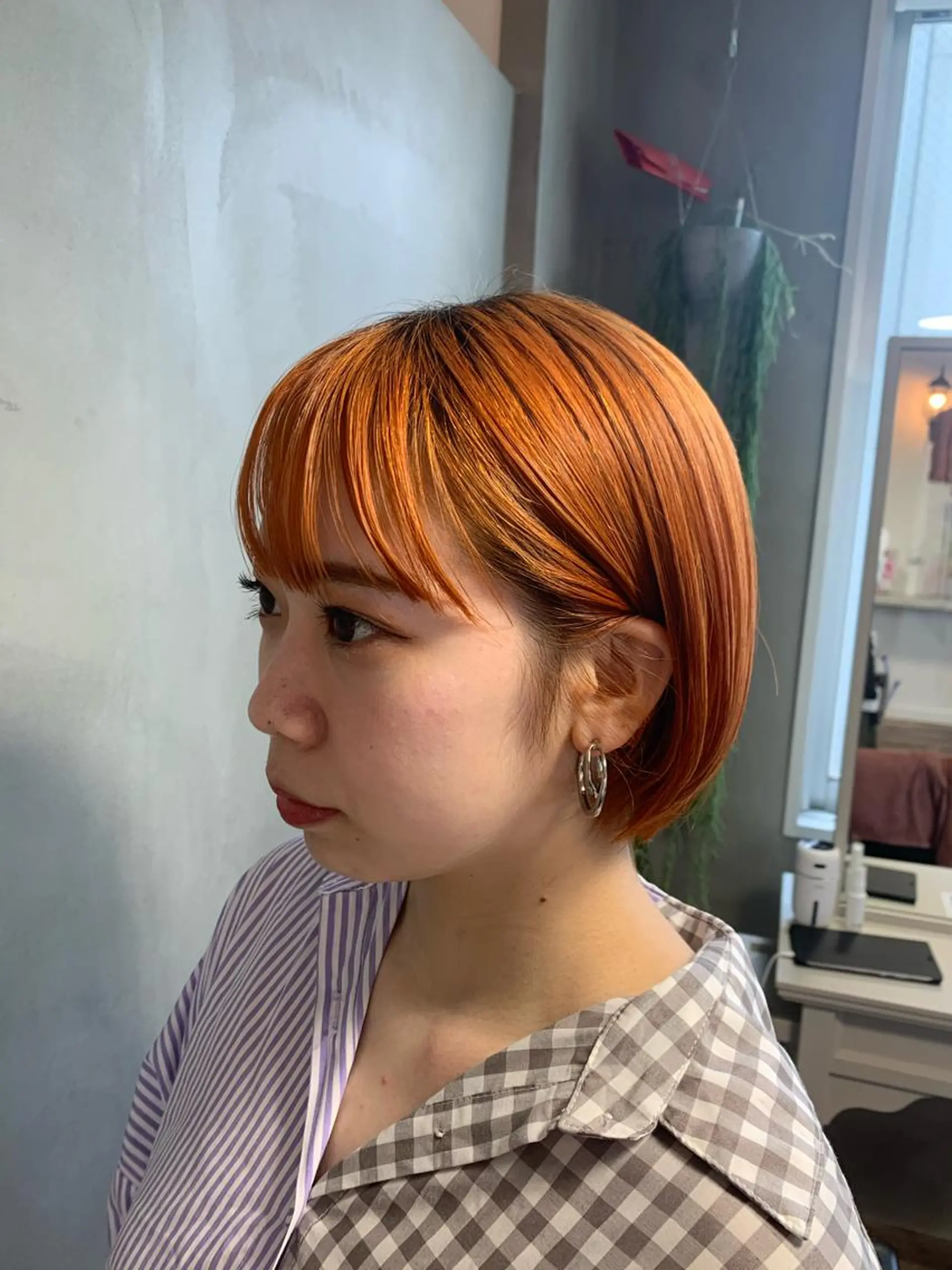 ショート カラー GO TODAY SHAIR SALON 梅田NU茶屋町店所属・田中成美/レイヤー カット/透明感カラーのヘアスタイル