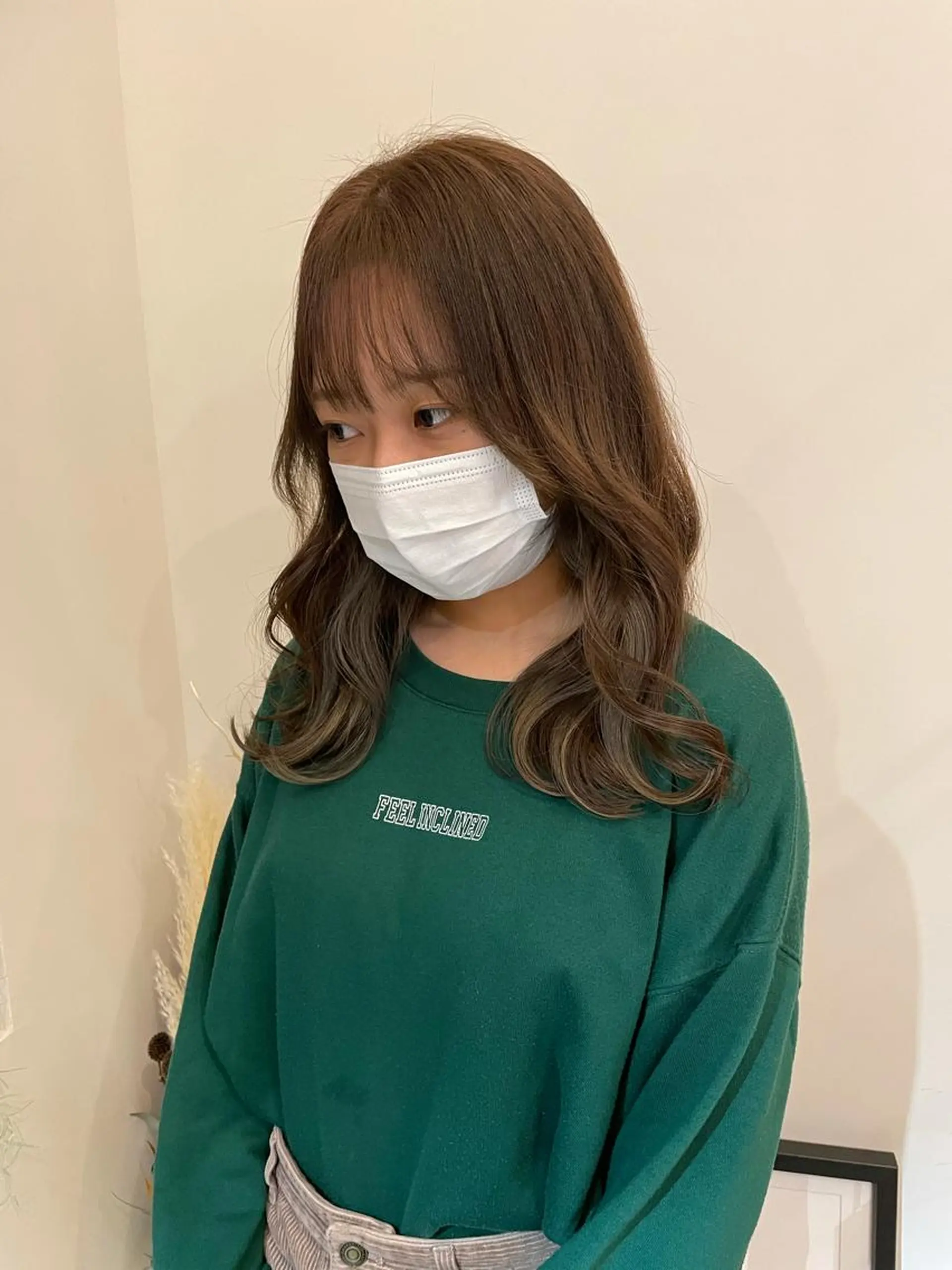 セミロング カラー 林 慧悟のヘアスタイル