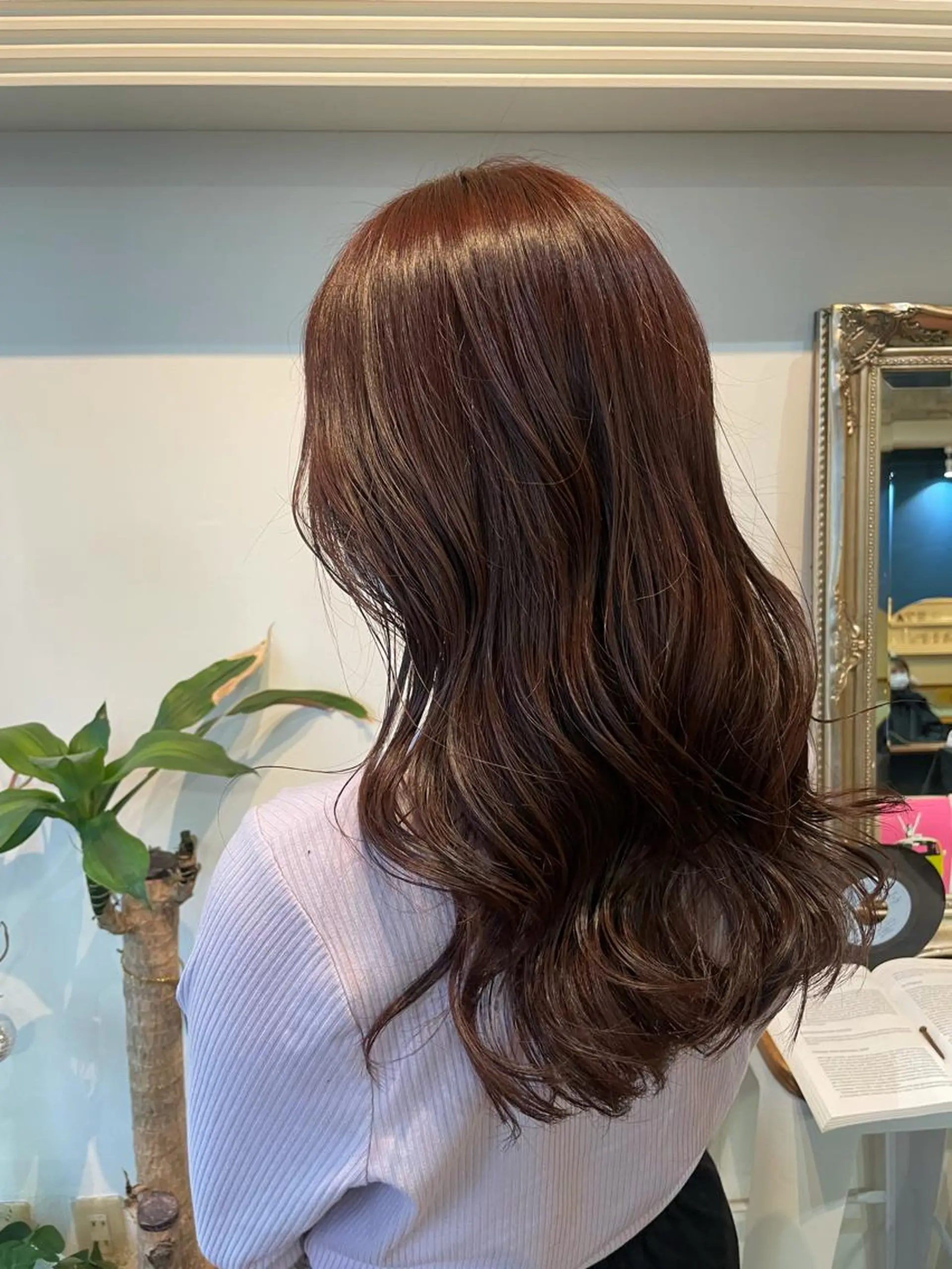 ロング カラー ブラウンカラー ピンクカラー ピンクブラウン 💐パーソナルカラー /市橋加菜💐のヘアスタイル