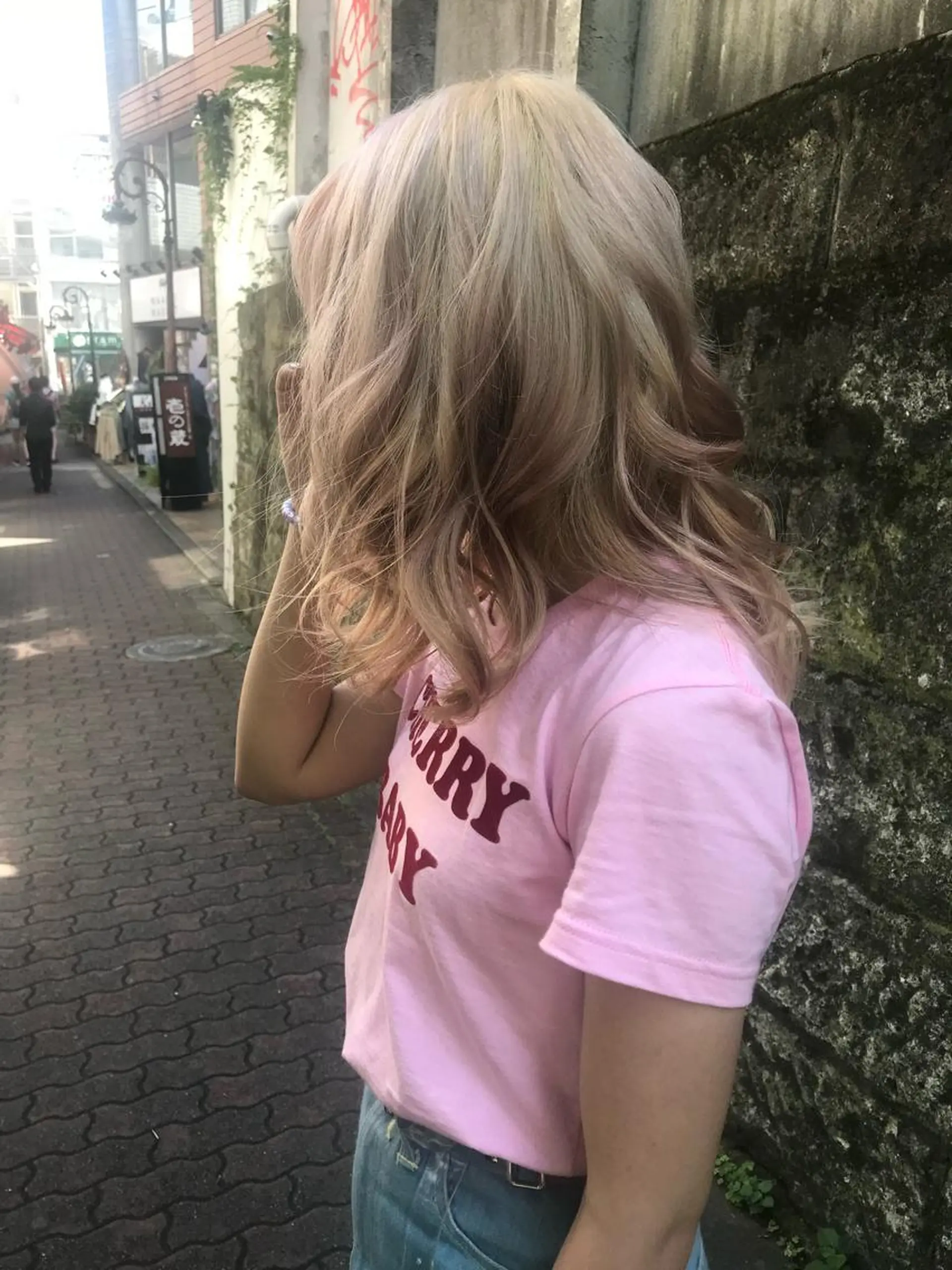 カラー ヘアアレンジ 韓国🤍ワンホンヘア みかん🇨🇳のヘアスタイル