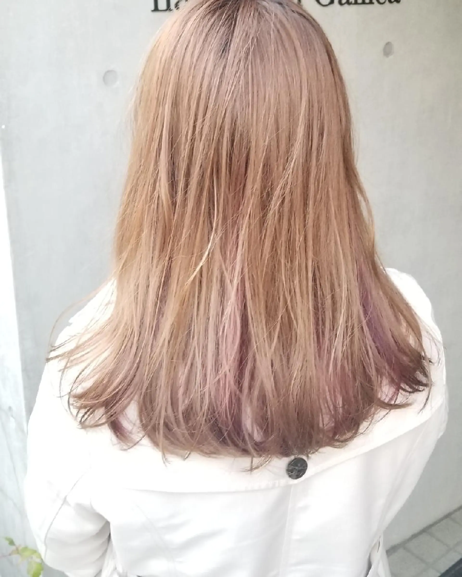 ロング ヘアカラー 🔴赤み消し/ 艶カラー落合　優🔴のヘアスタイル