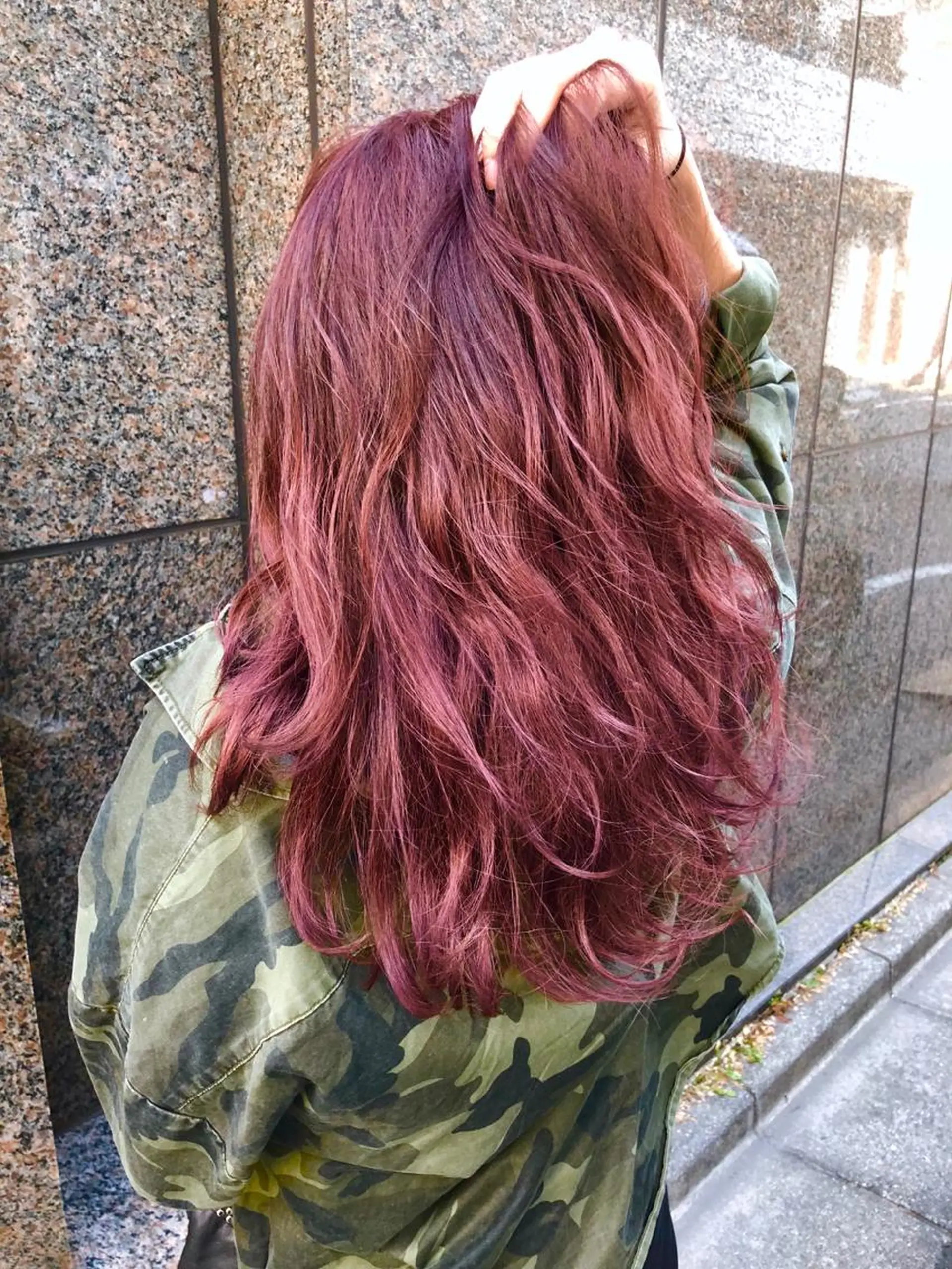 セミロング カラー ピンクカラー FERNA池袋所属・マンツーマン施術✂︎ 金田尚久🎨のヘアスタイル