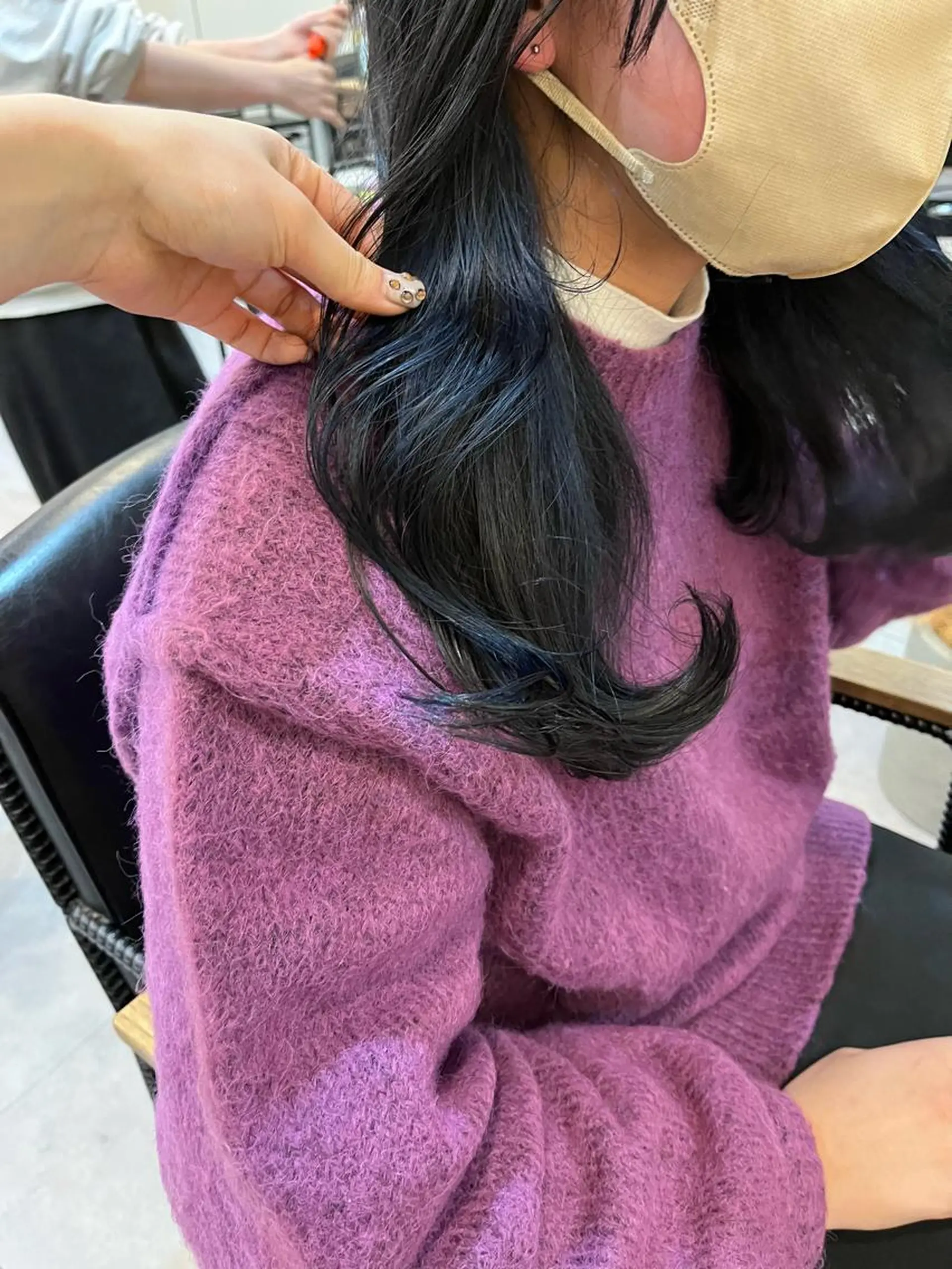 ロング カラー yohaku misakiのヘアスタイル