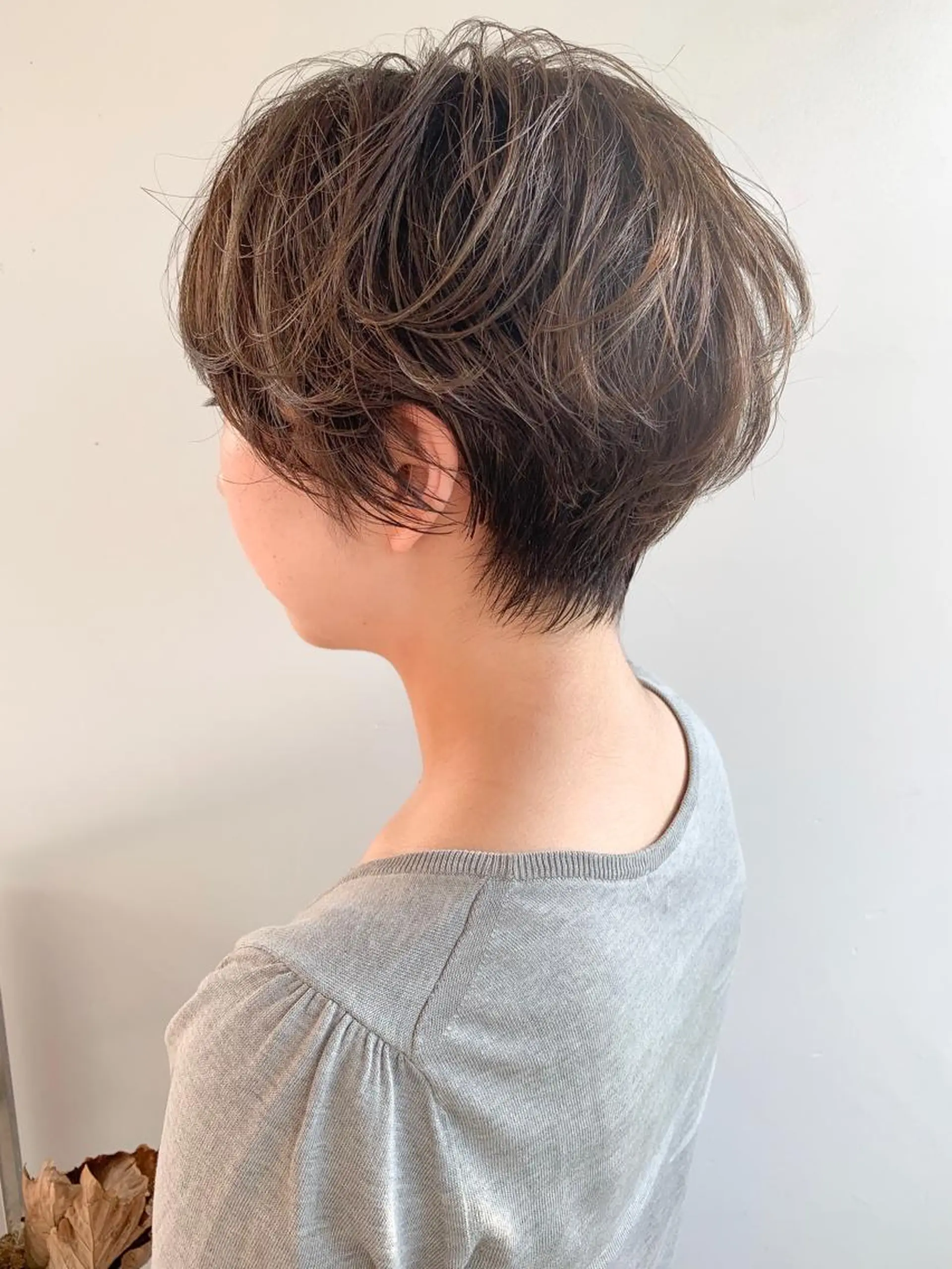 ショート カラー パーマ ショート/レイヤー なら石井知希のヘアスタイル