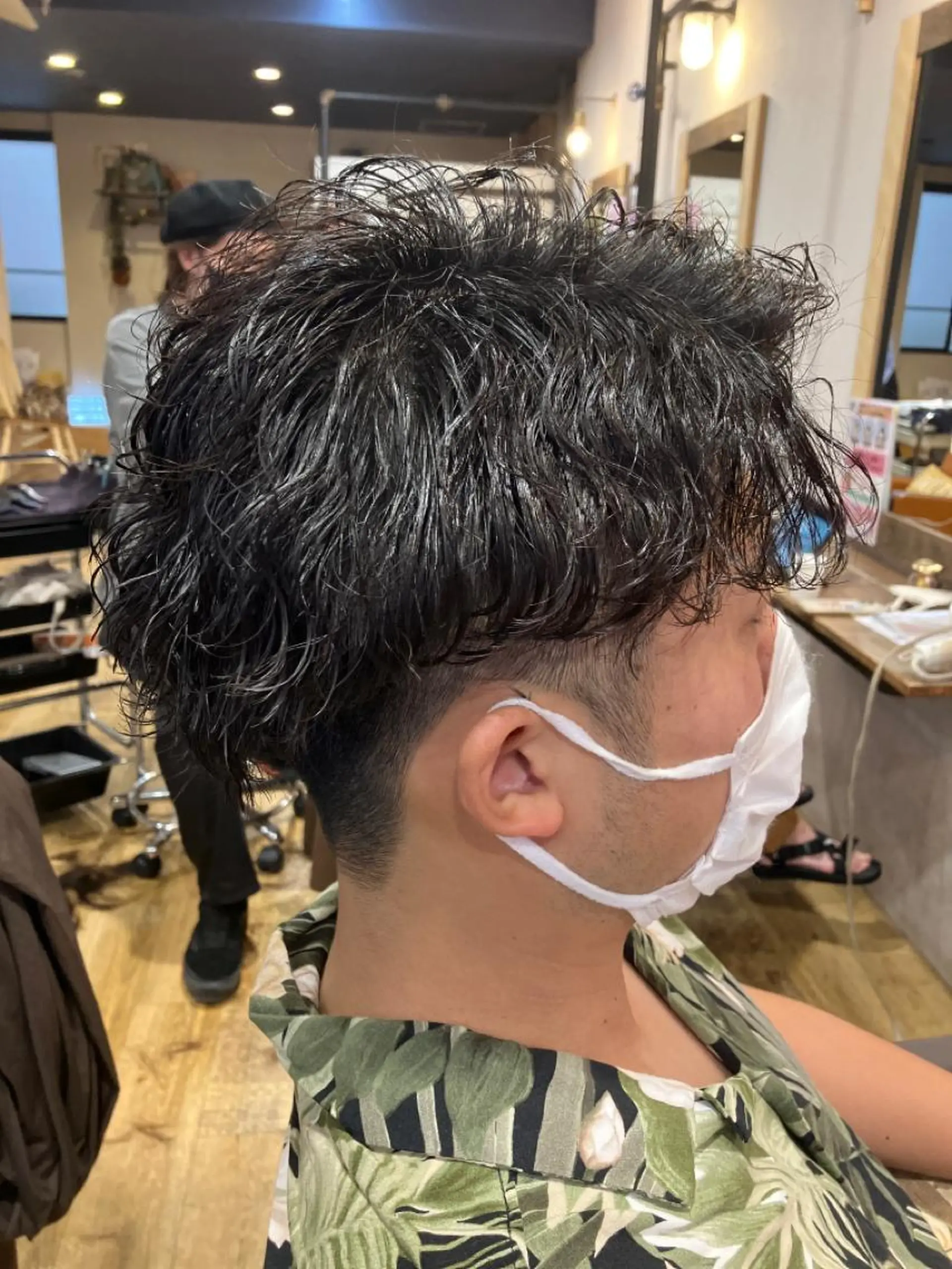 ショート パーマ メンズ カット パーマ 髪質改善LINKTH久喜所属・【髪質改善】関根 拓斗のヘアスタイル