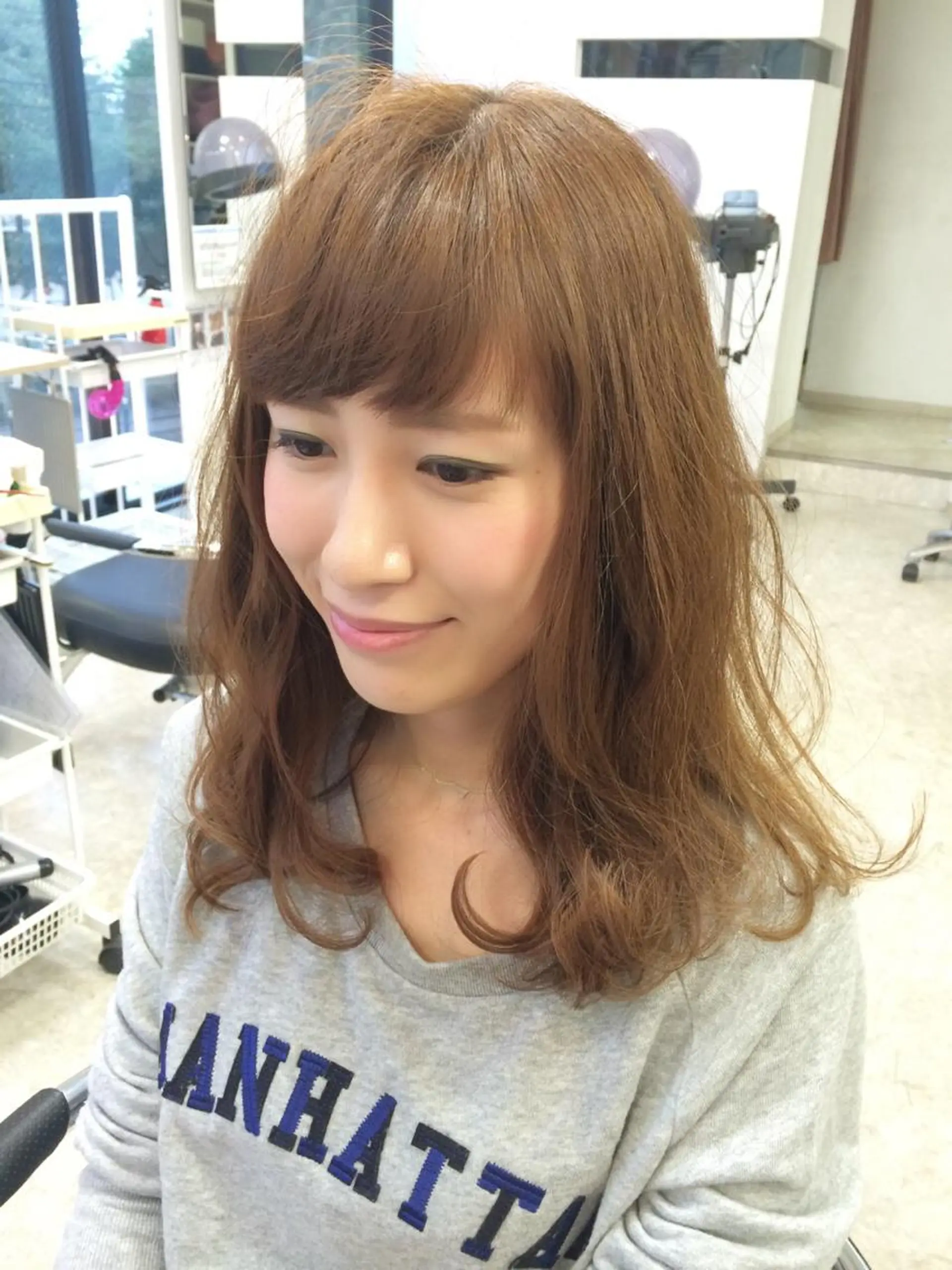 ロング カラー 髪質改善&デザイン専門店Retto:天王寺阿倍野店所属・髪質改善/デザイン/ 天王寺/奥野和広のヘアスタイル