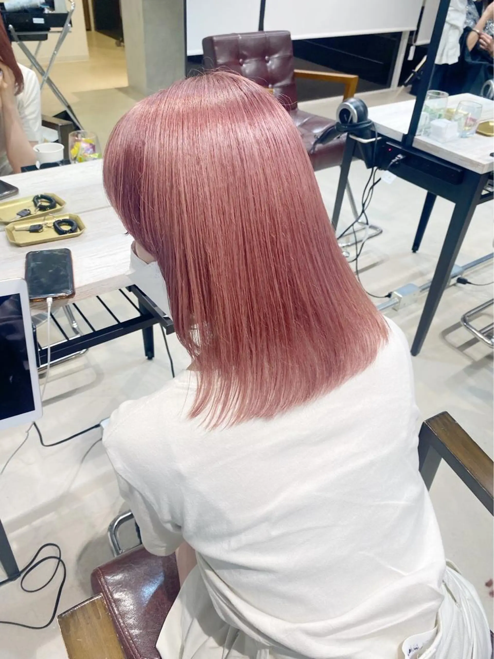 ミディアム 艶髪カラー✨ misaki .のヘアスタイル