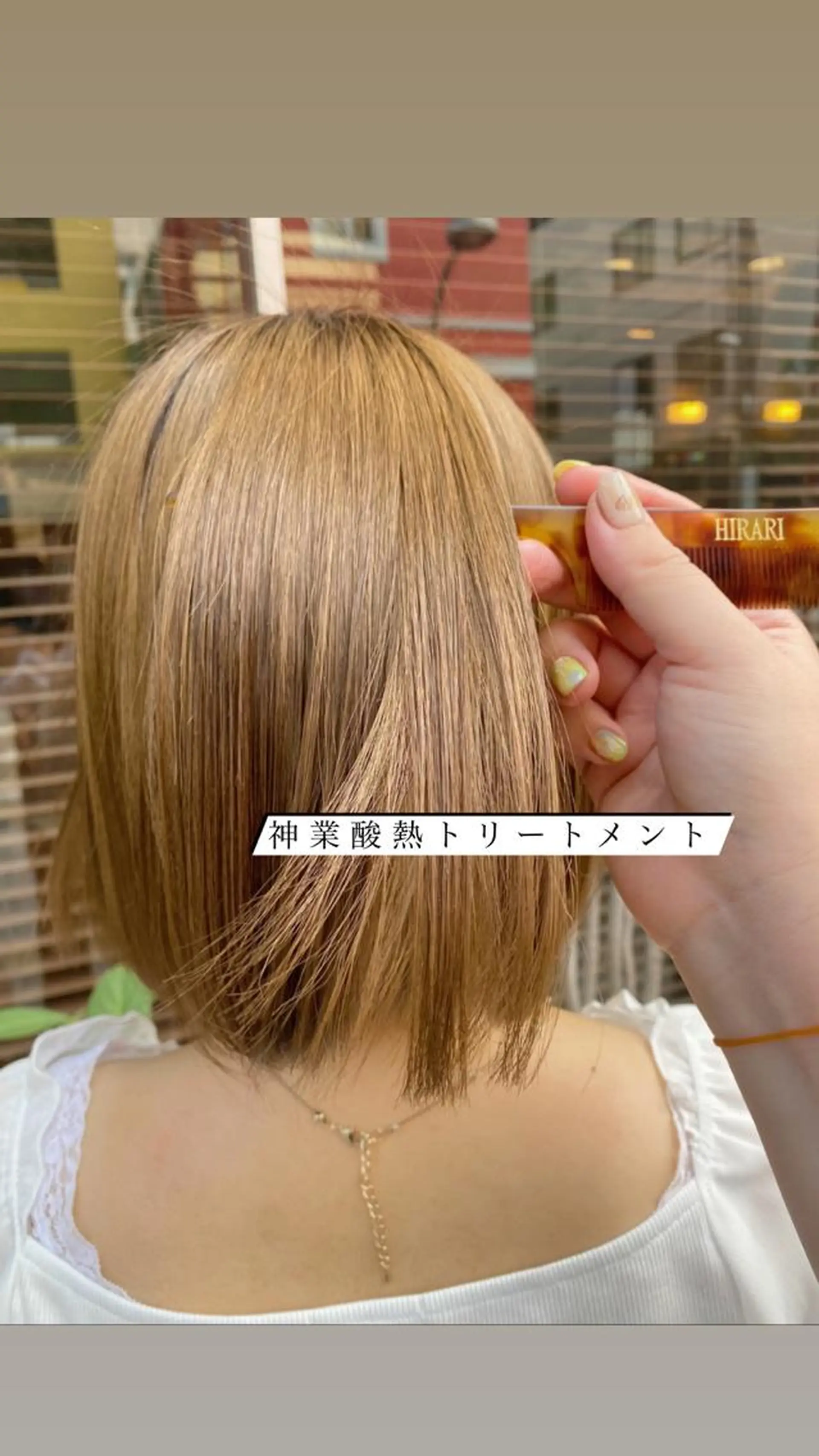 ミディアム 縮毛矯正 トリートメント maika /layer cutのヘアスタイル