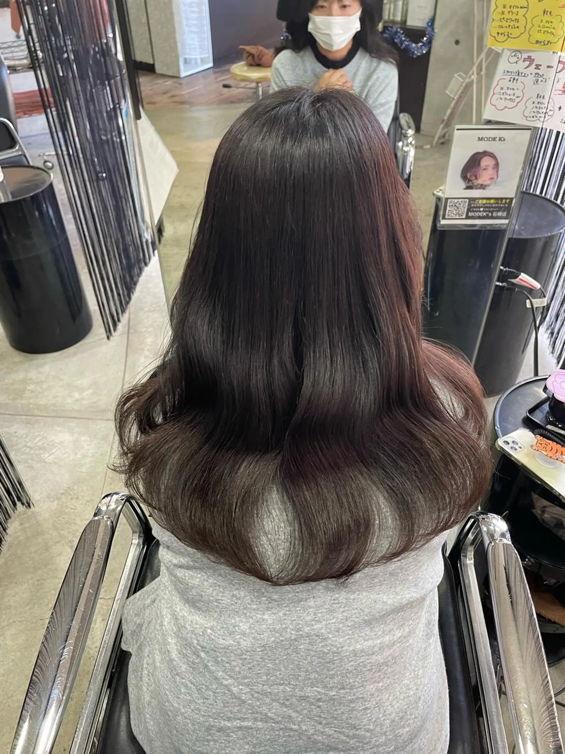 セミロング カット ヘアカラー 韓国ヘア🤍 慎之介のヘアスタイル