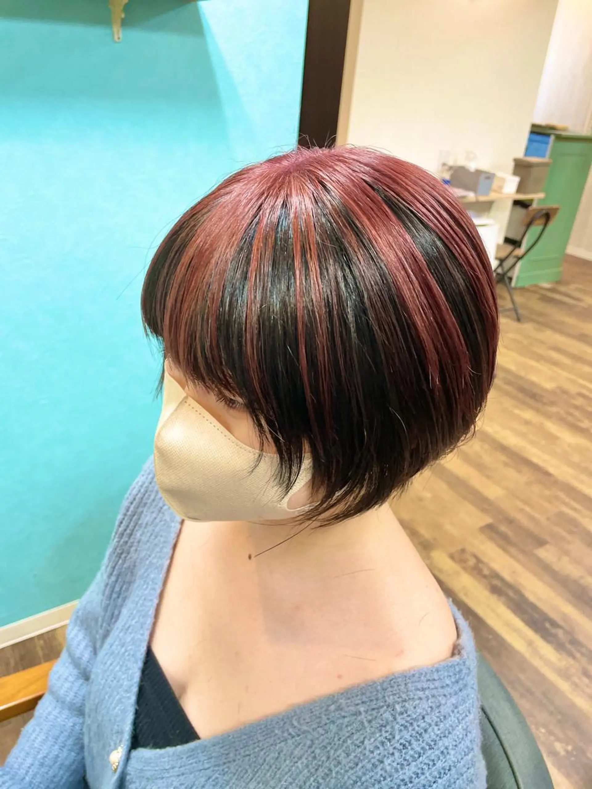 ショート カラー TELA HAIR 大網店所属・TELAHAIRマネ ージャー島袋昂也のヘアスタイル